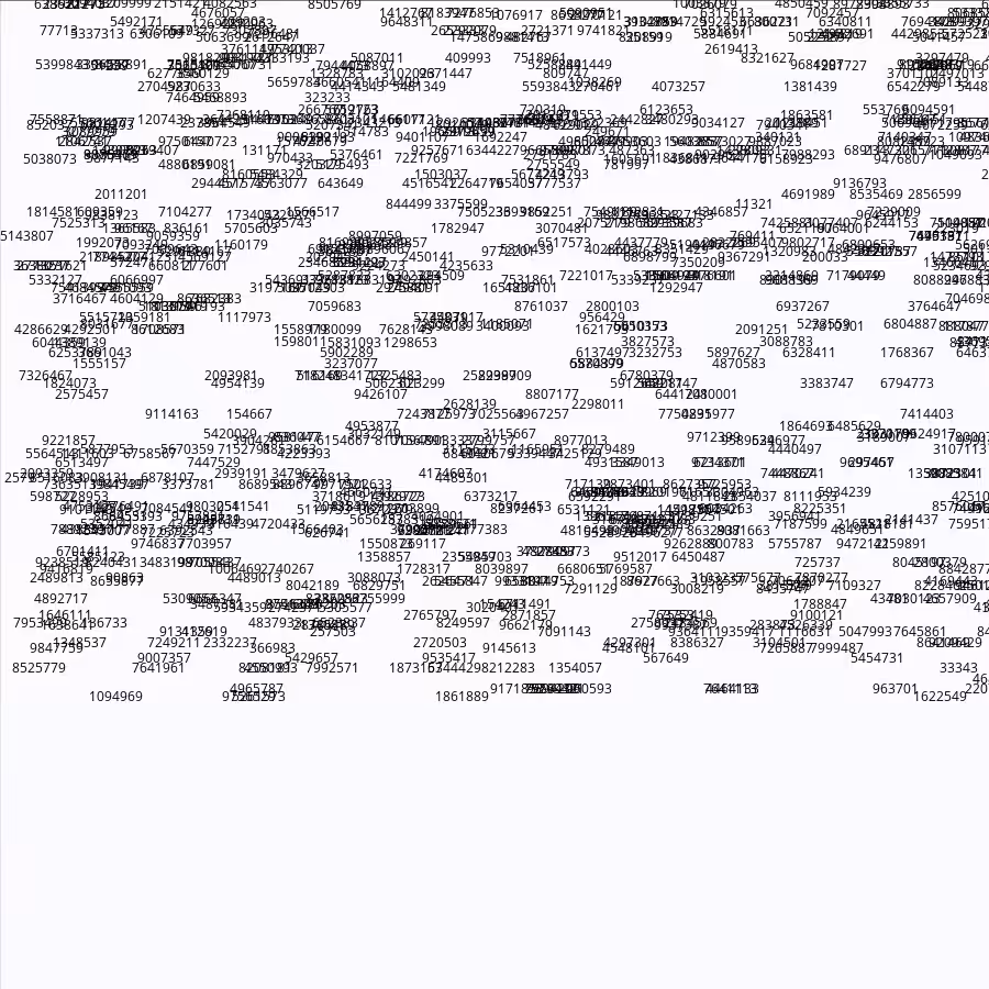 Painting by Random Prime Numbers #30