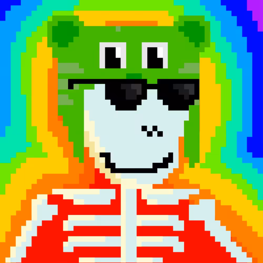 PIXEL SKULLETTI 1 #333