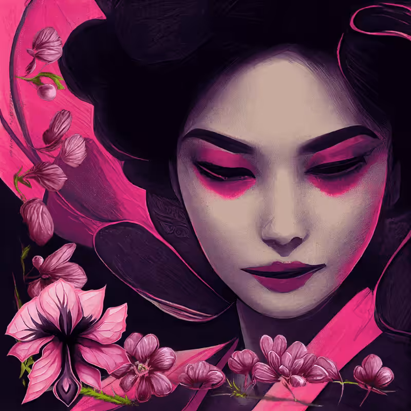 Geisha in Magenta #5