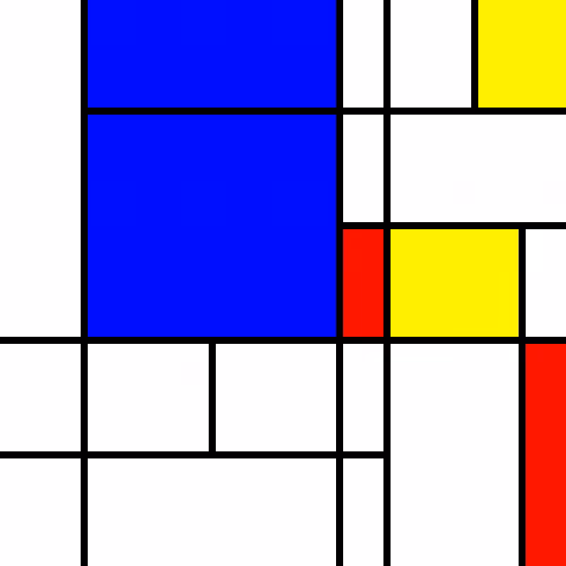compositioninredblueandyellow.art, (NFT) #88
