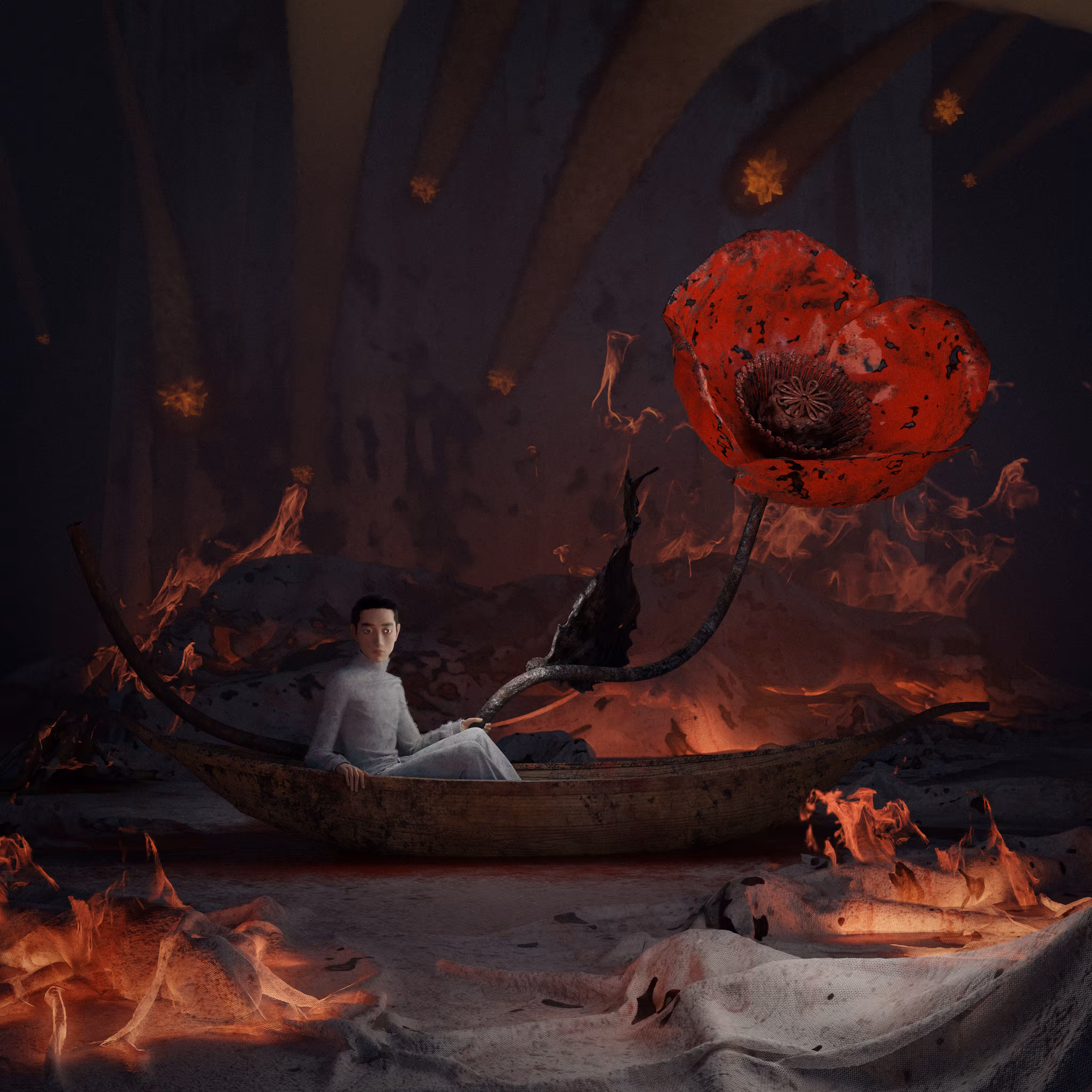  Mohn und Gedächtnis/Self Portrait No.9