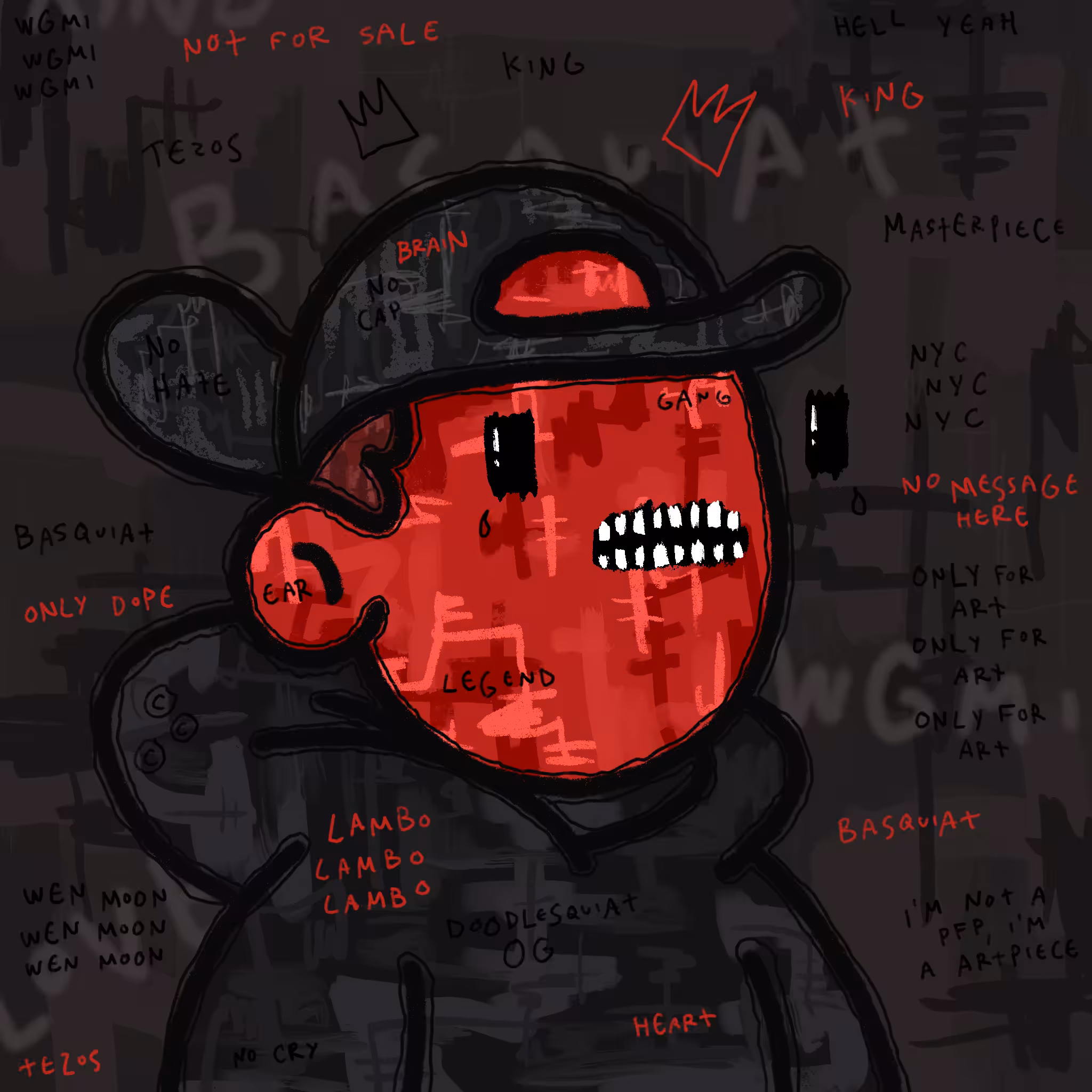 Doodlesquiat #78