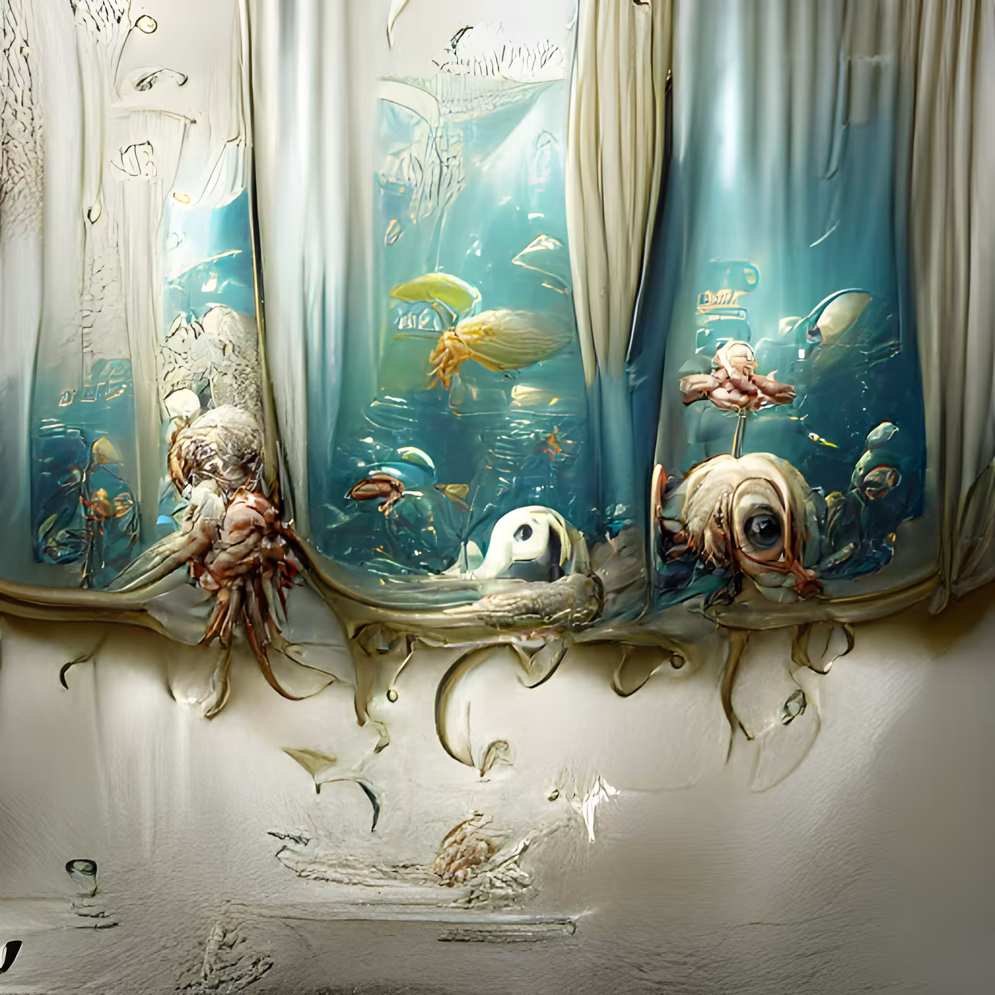 la salle de l'aquarium [v]