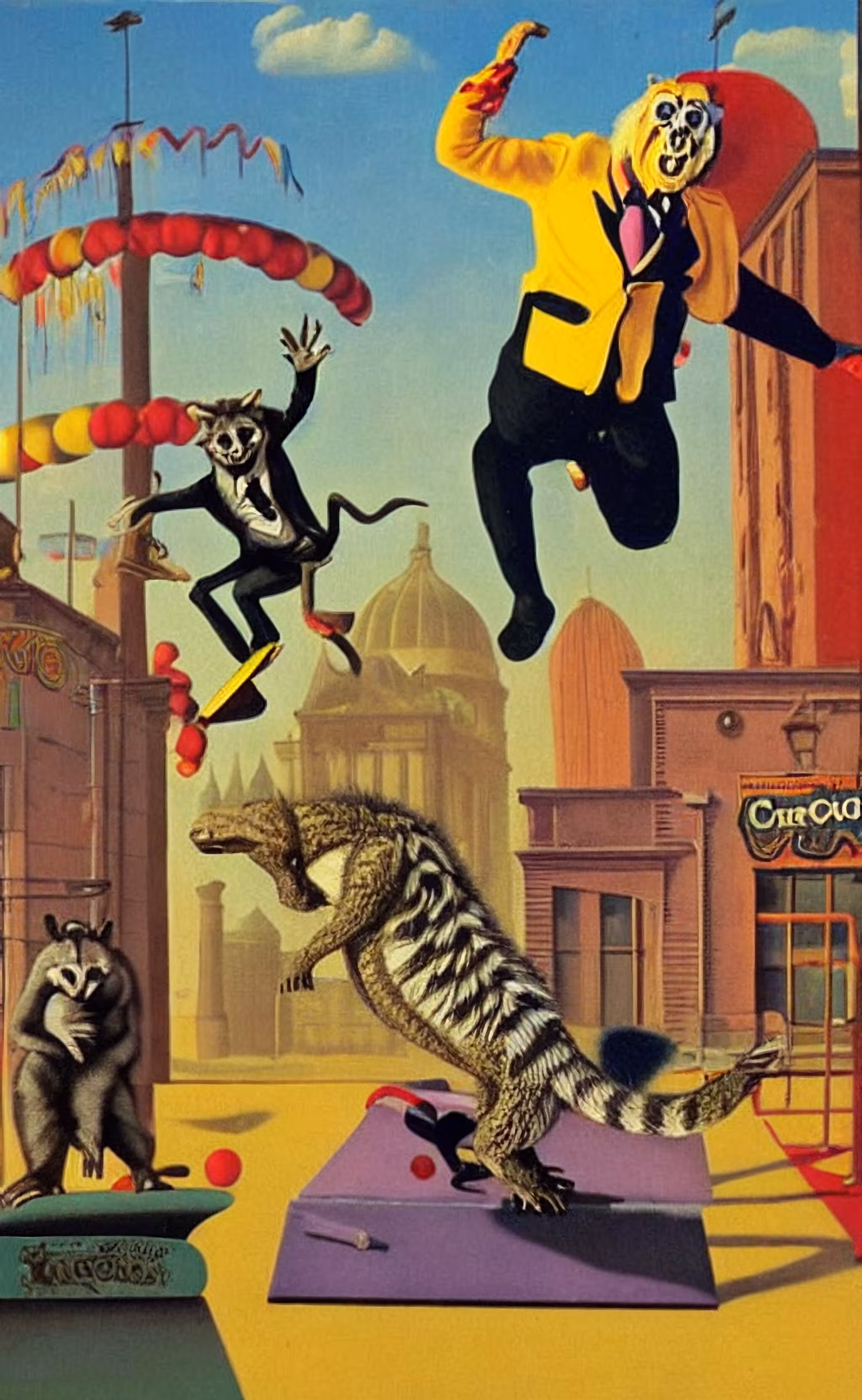 Racoons in the city