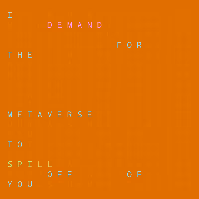 I wish for the metaverse ...