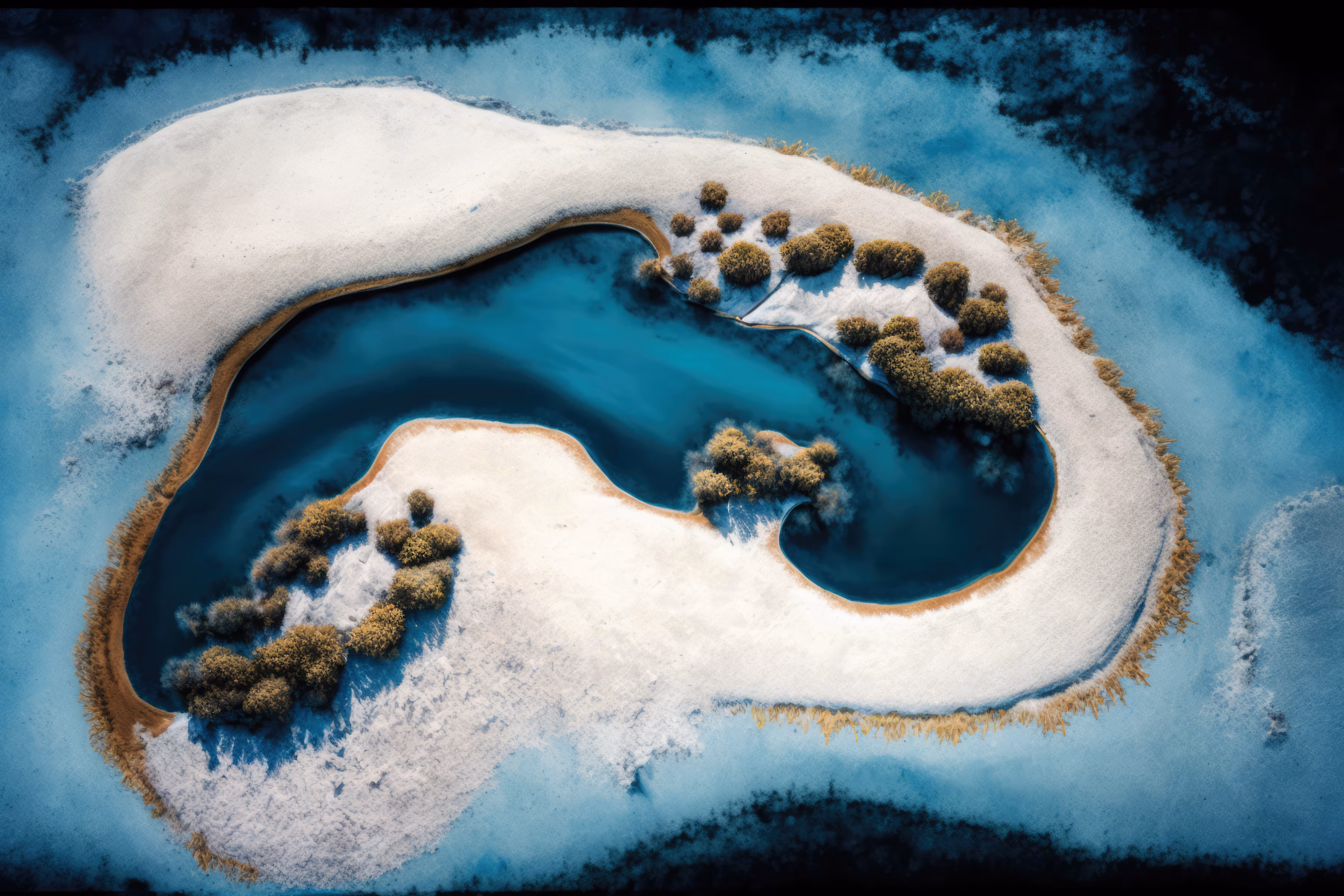 Icy Pond Fantasy