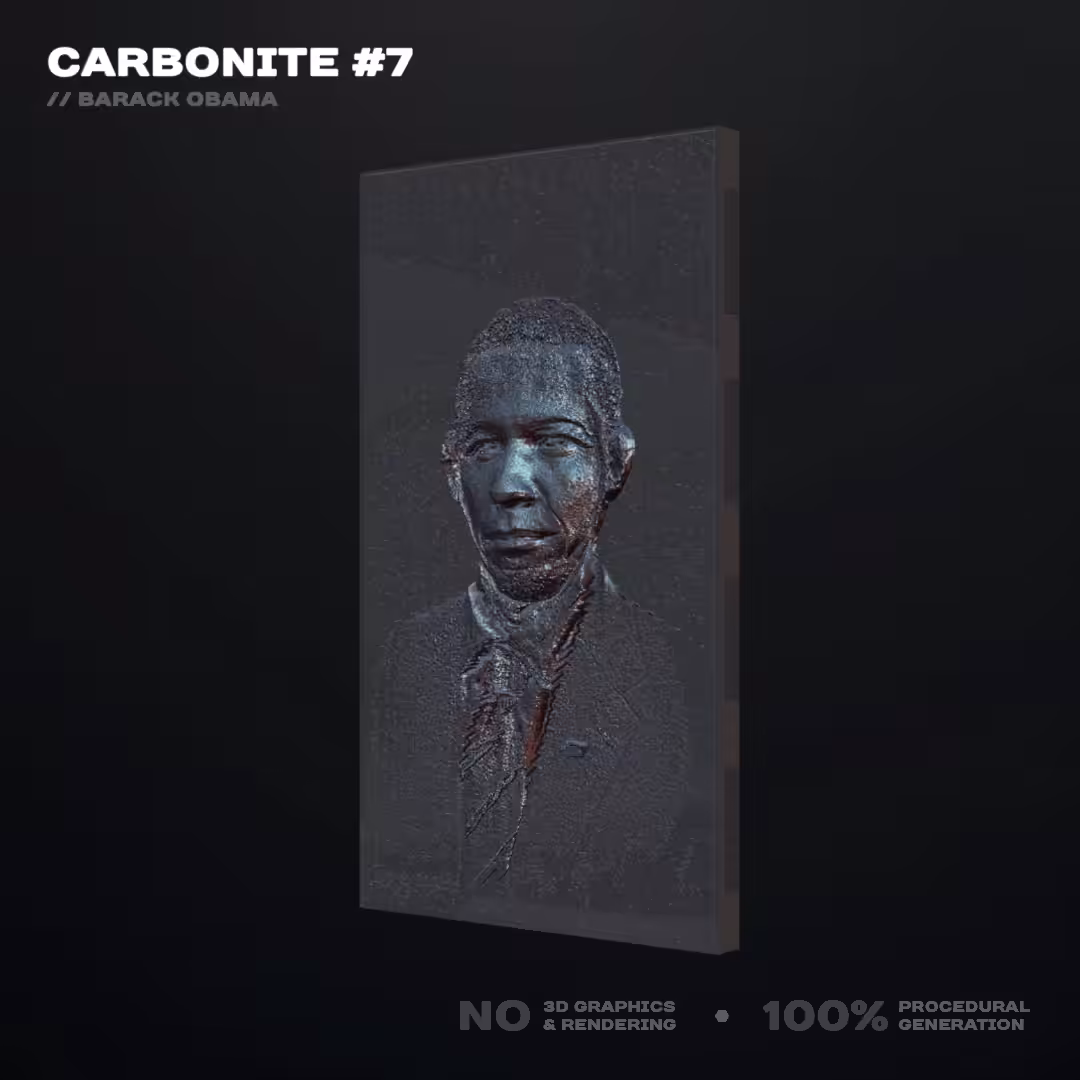 Carbonite #7 - Barack Obama // Procedural Generation