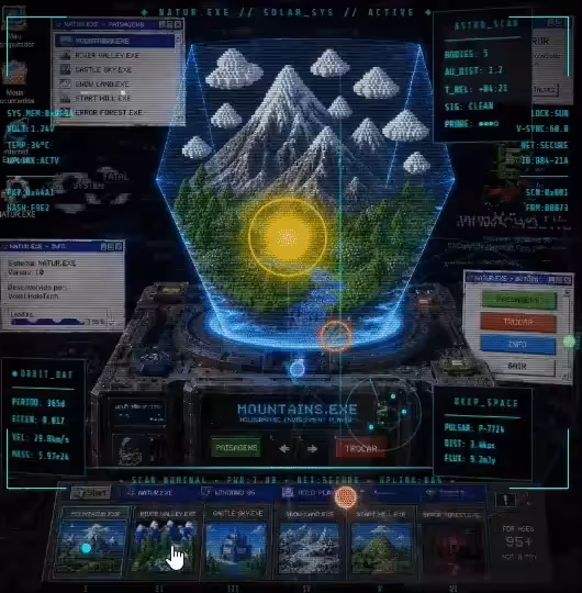 NATUR.EXE // HOLO-PROJECTOR Ω