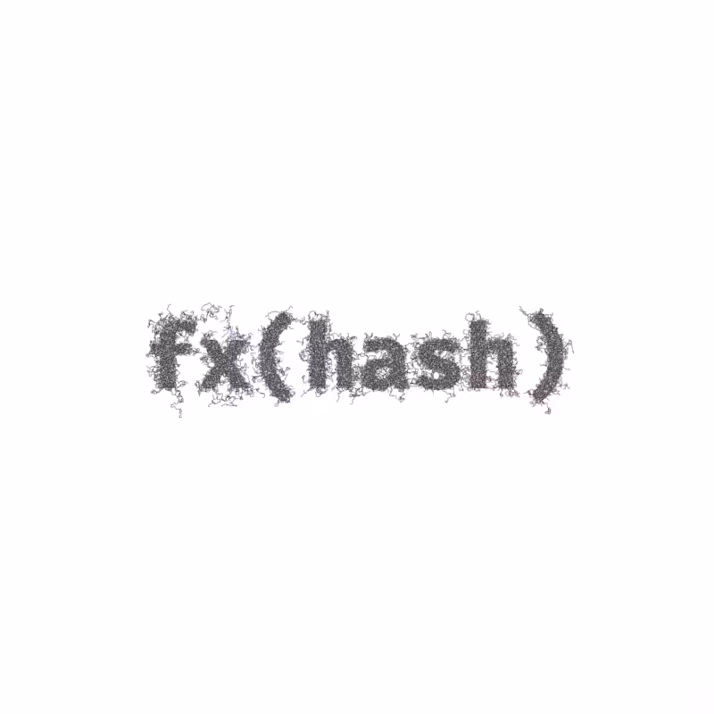 FXHASH Generative Logo #863