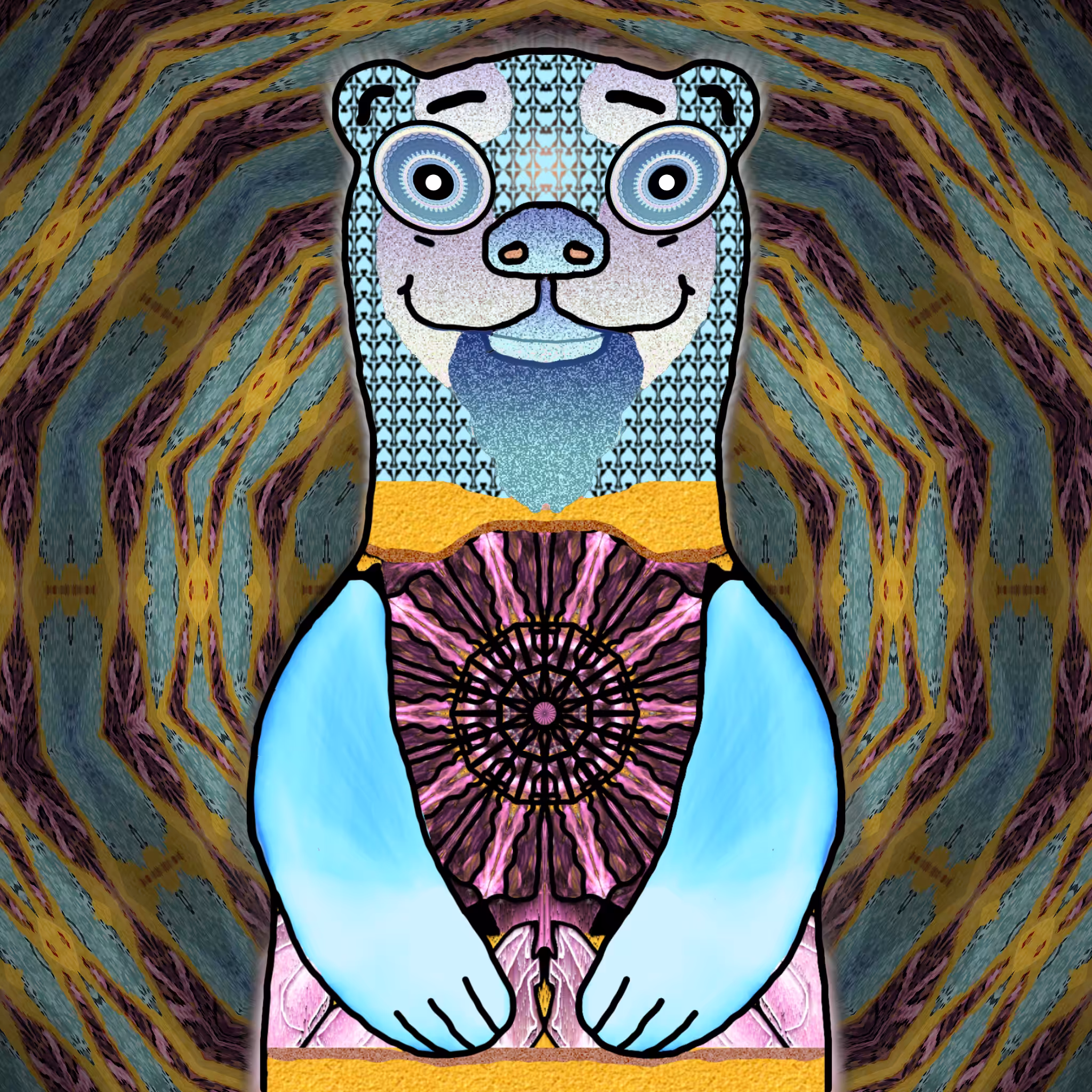 Mandala Petz 07 - The Otter