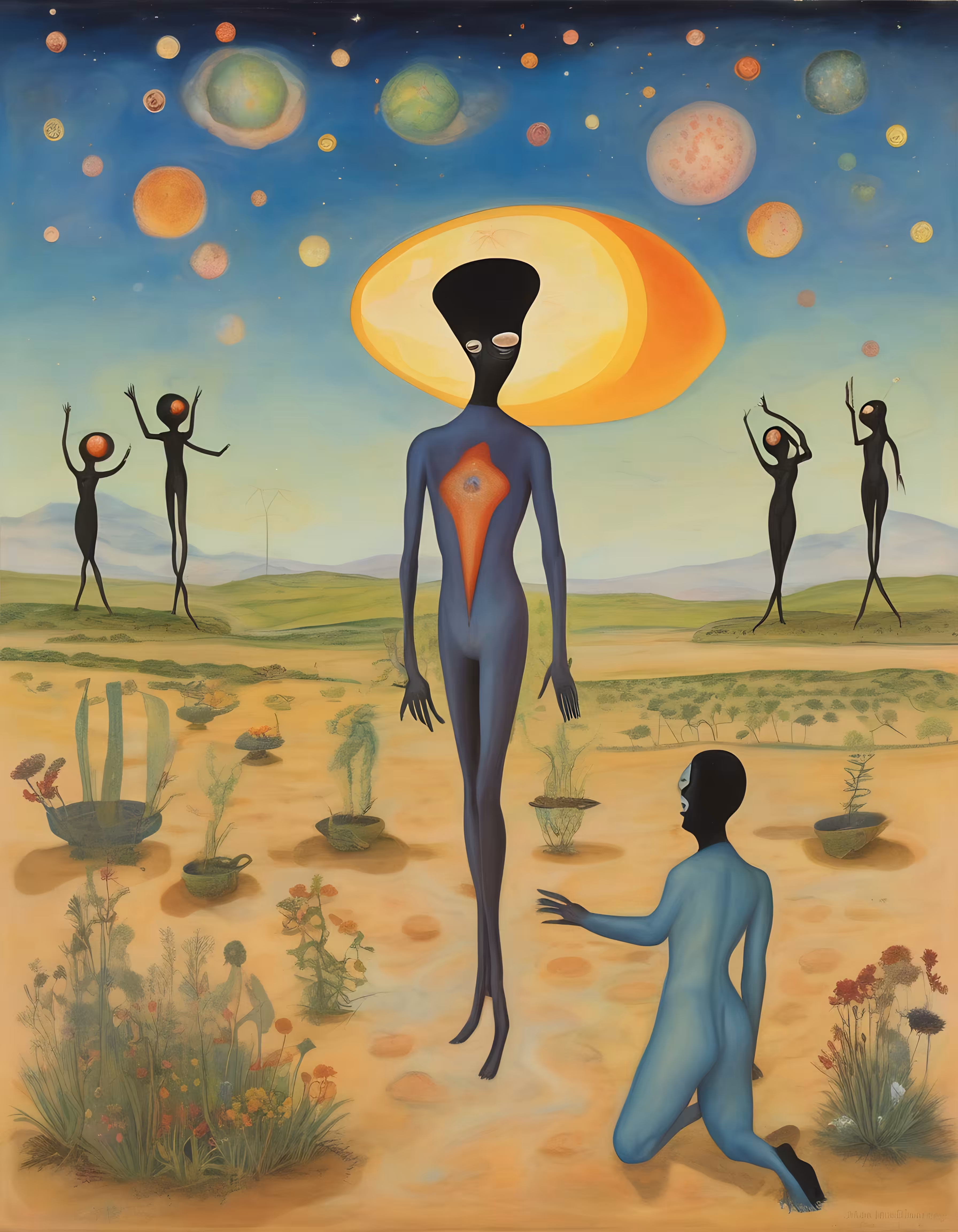 Luminous Elder Commands Desert