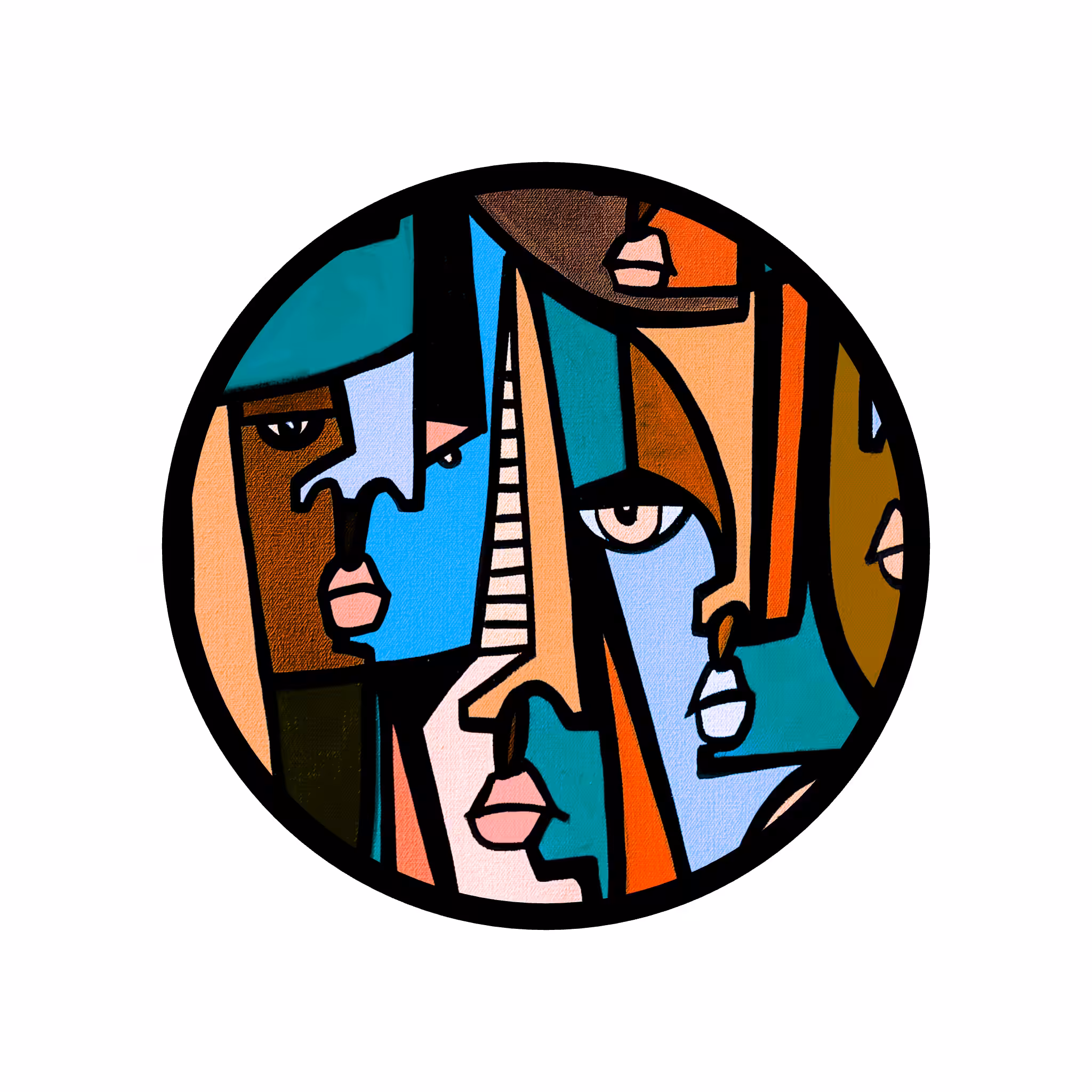 Cubist Circle 167