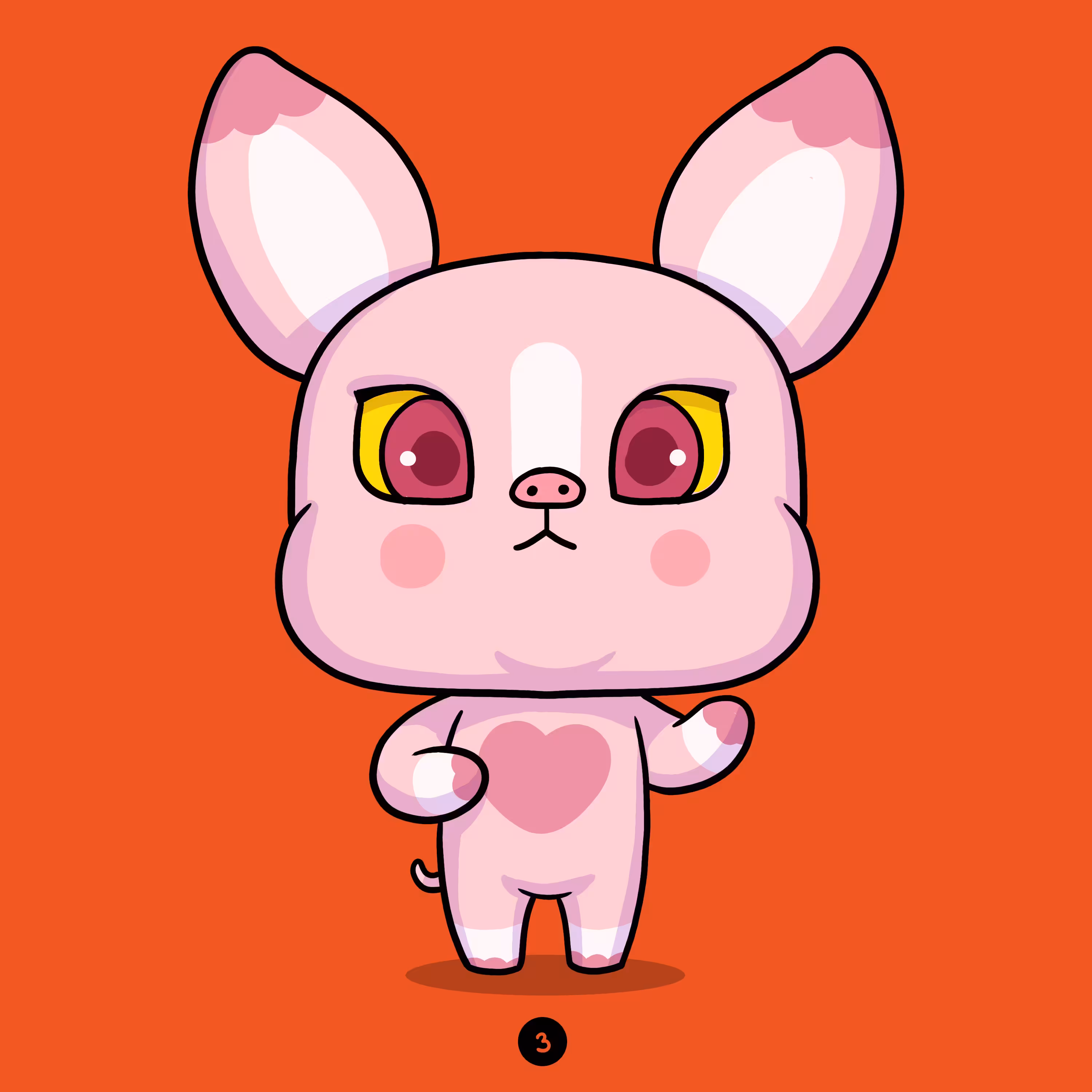 HEART PIG