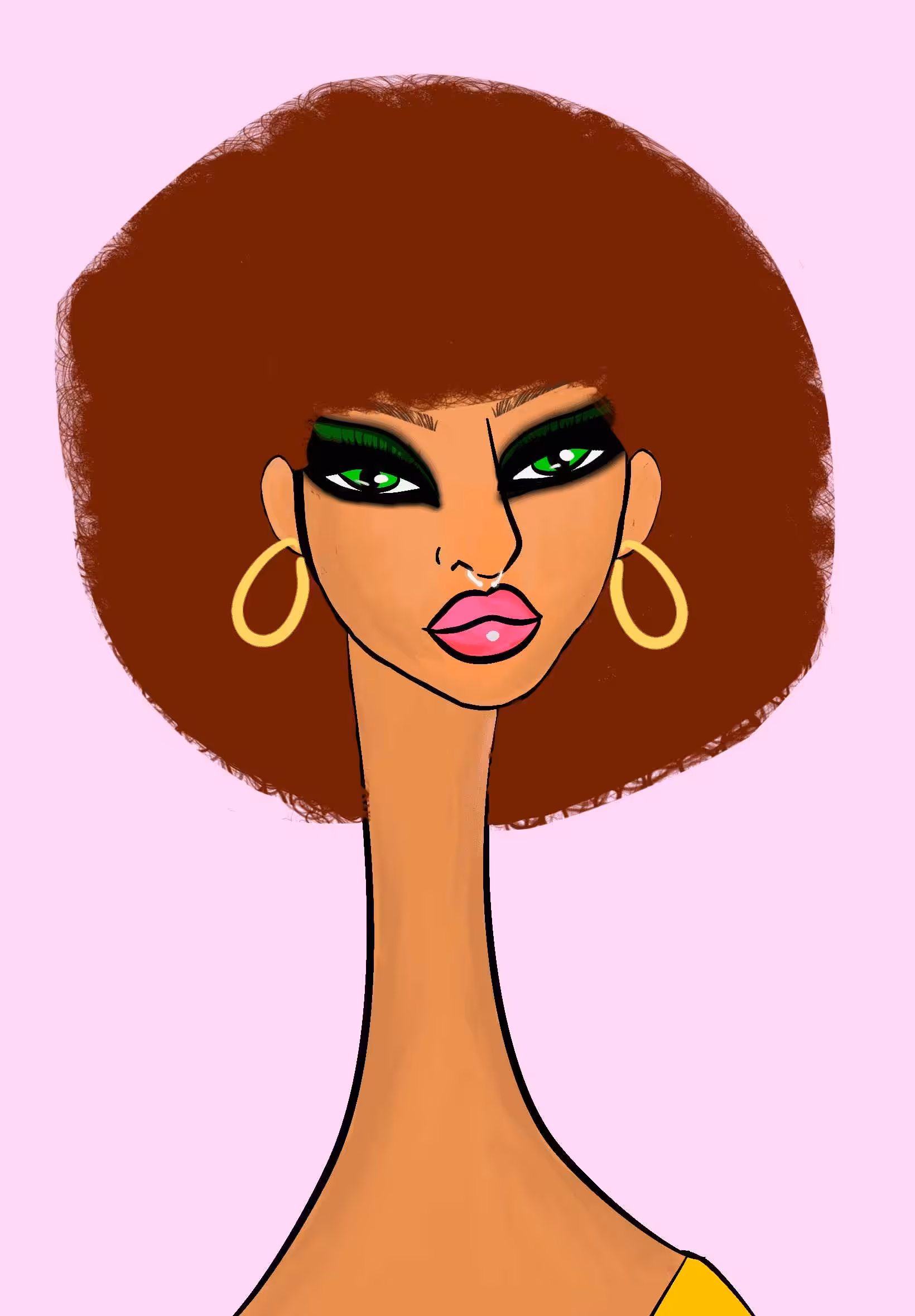 Long Neckie Ladies: Long Neckie Lady #2792