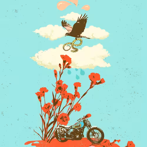 MOTORBIKE AND HAWK II