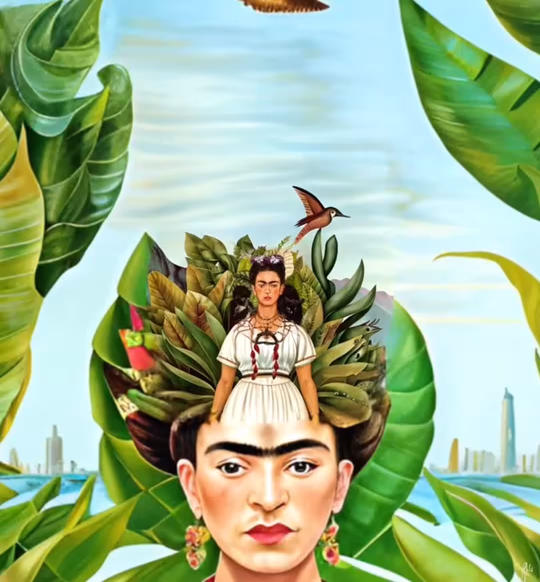 Self-Portrait with Thorn Necklace and Hummingbird, 1940
