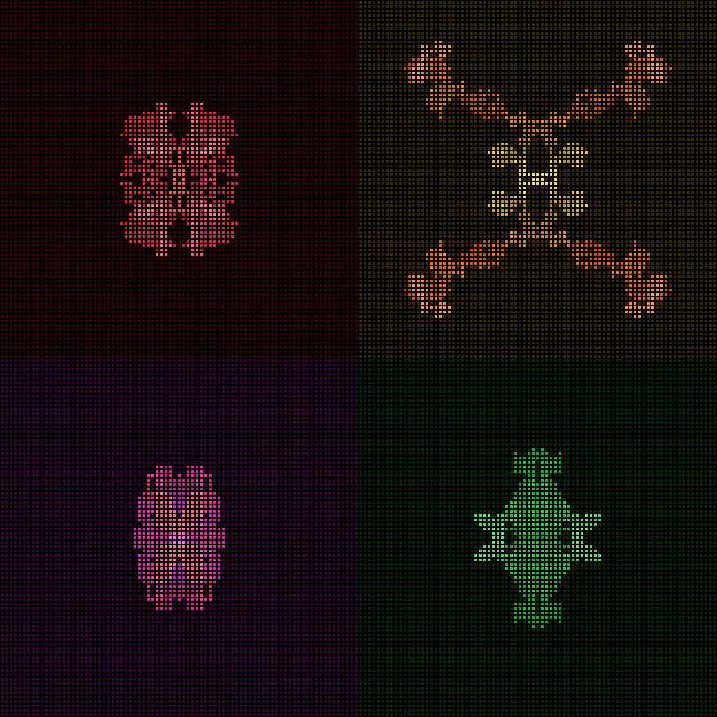 Dither Creatures 2x2 #86