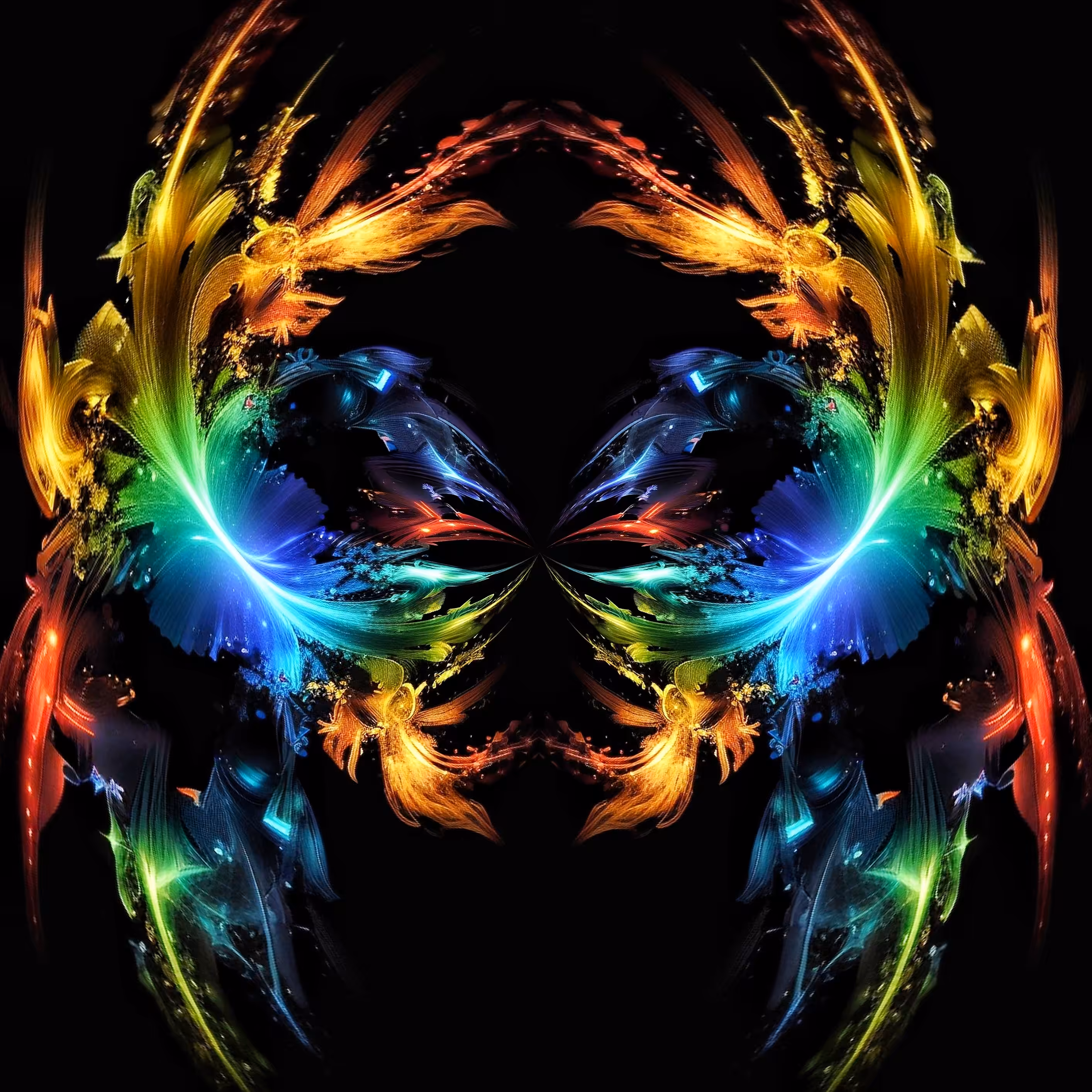 a mask made by the fire within