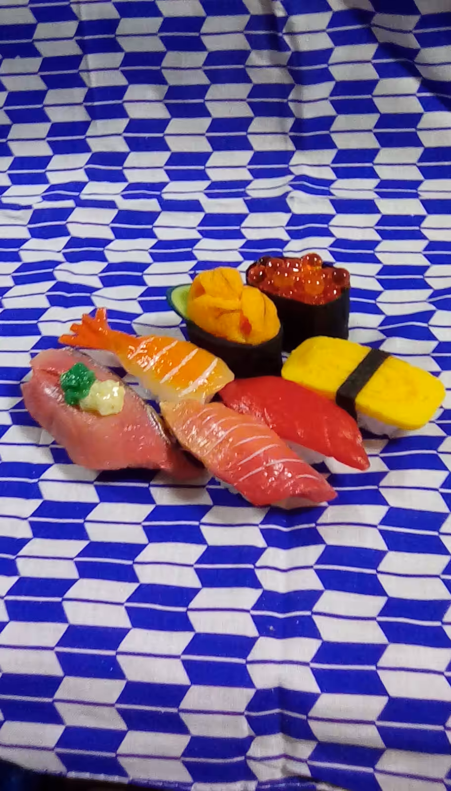 plastic sushi