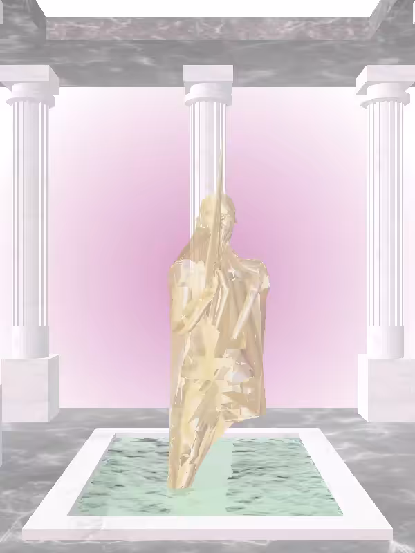 HeavenComputer: The Fading Praying Real Gold Woman #257