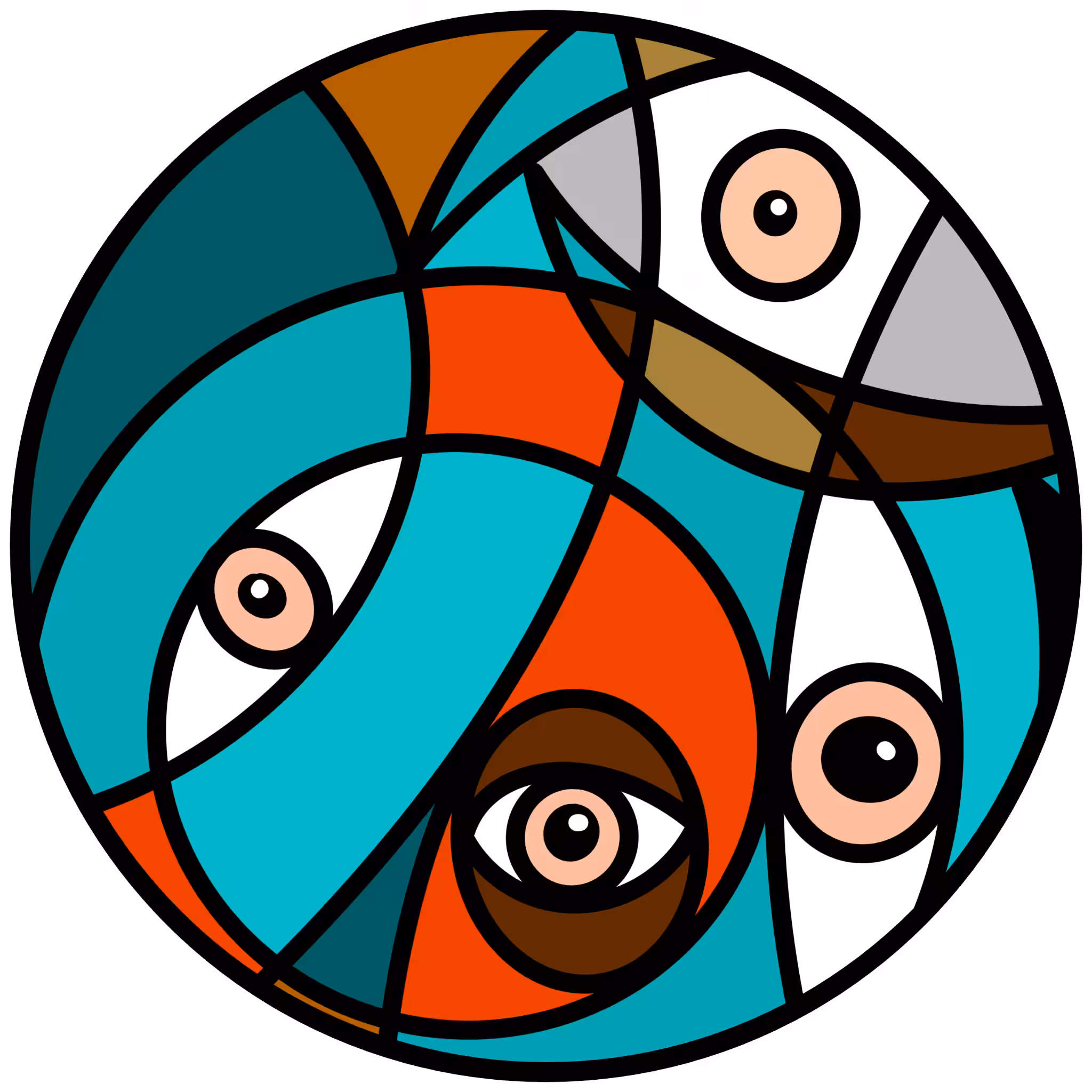 Cubist Circle 83