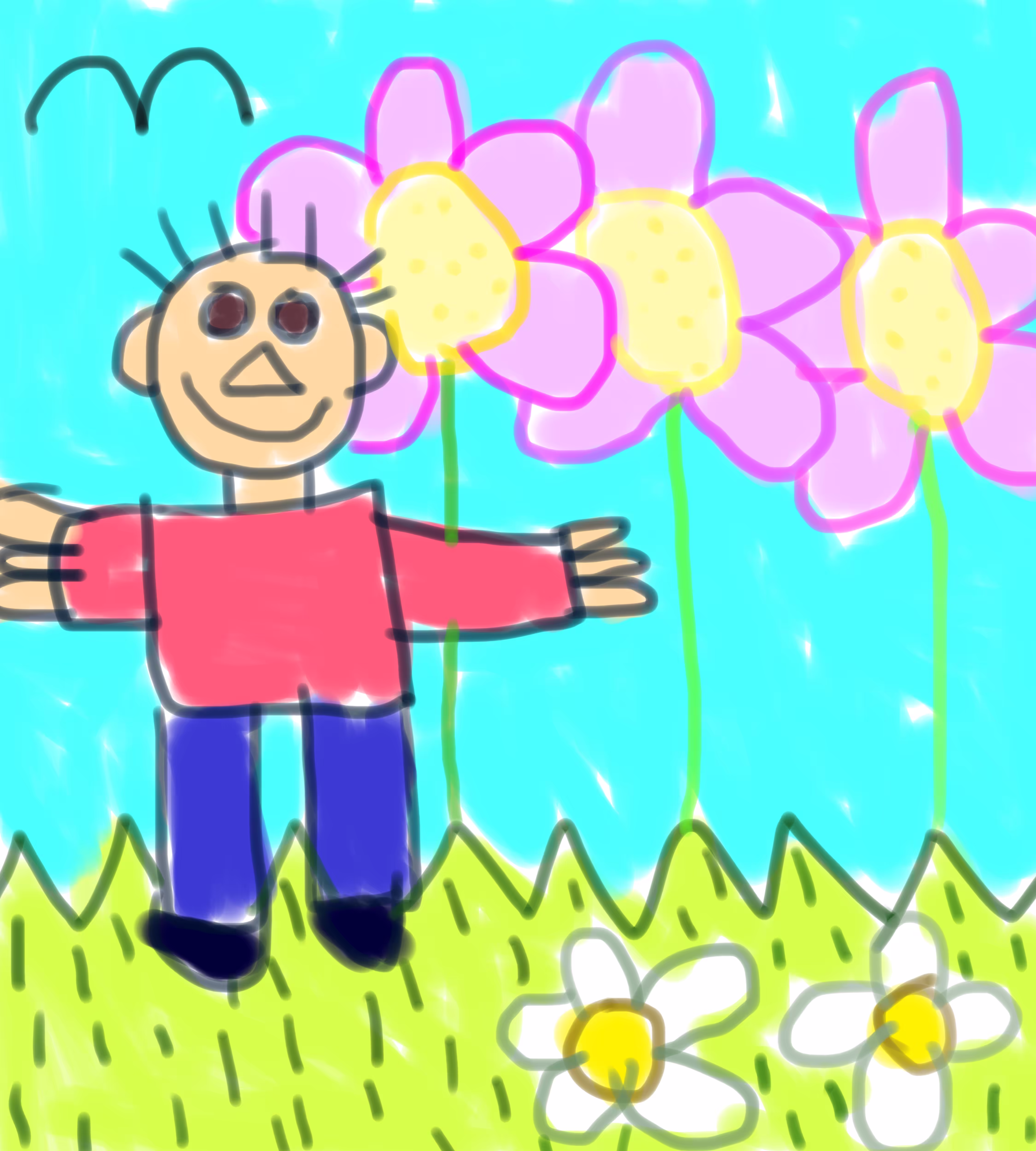 Me and daisies