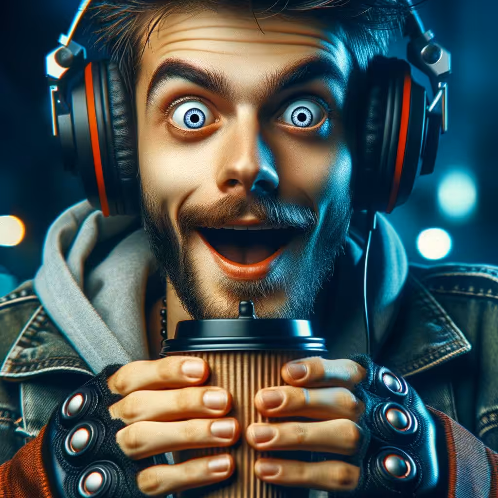 Eyes open, coffee, grinds and techno music #4