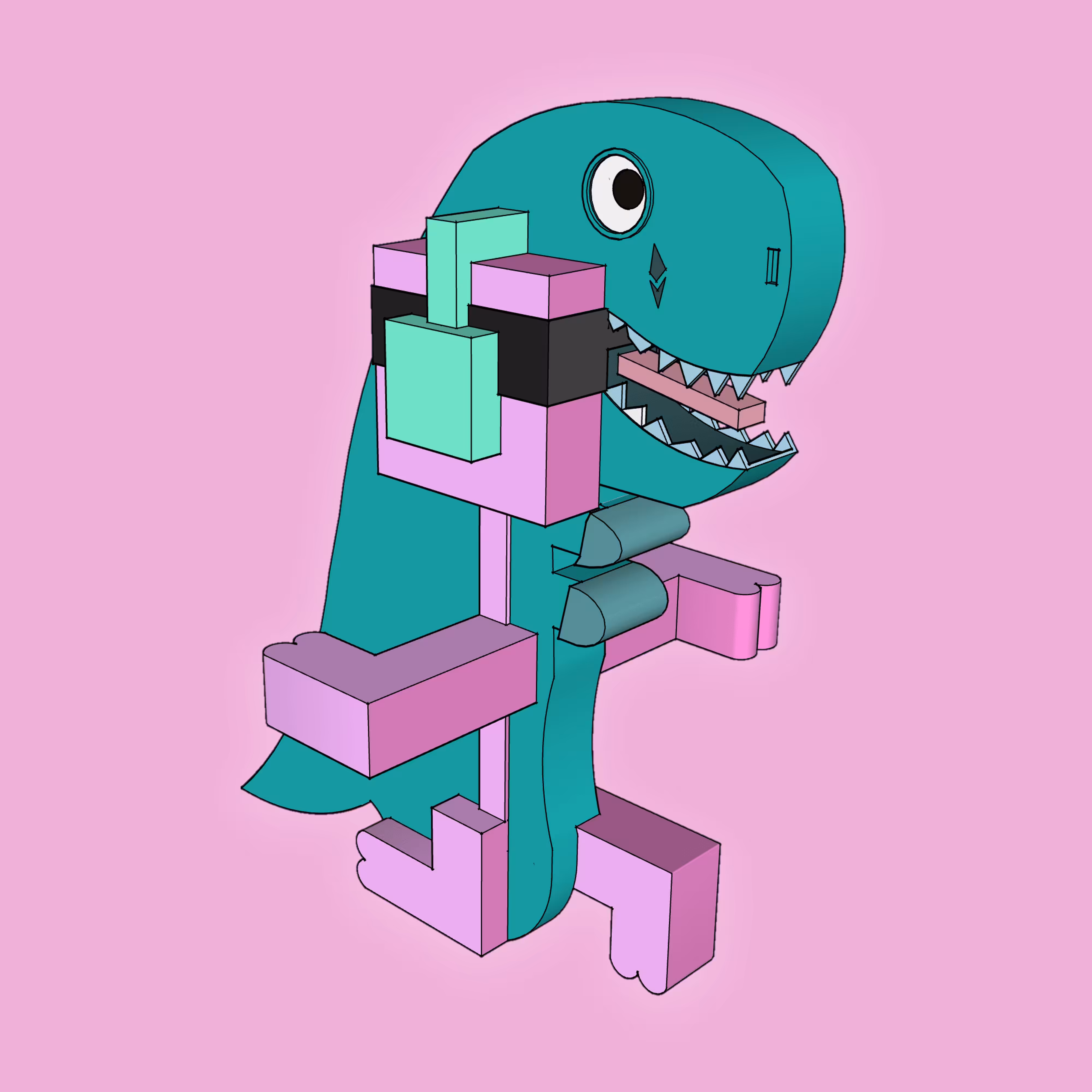 BrickBeads #3111 - FakingSaur