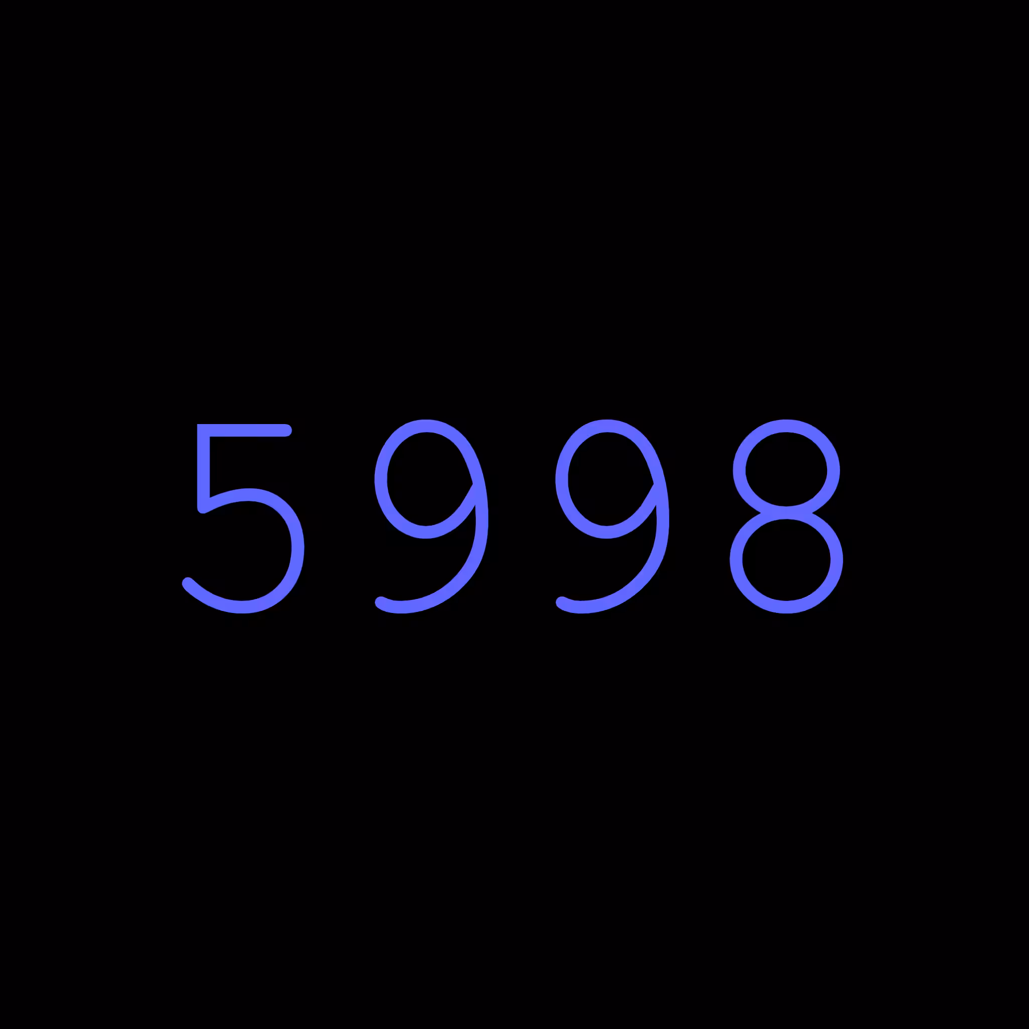 5998