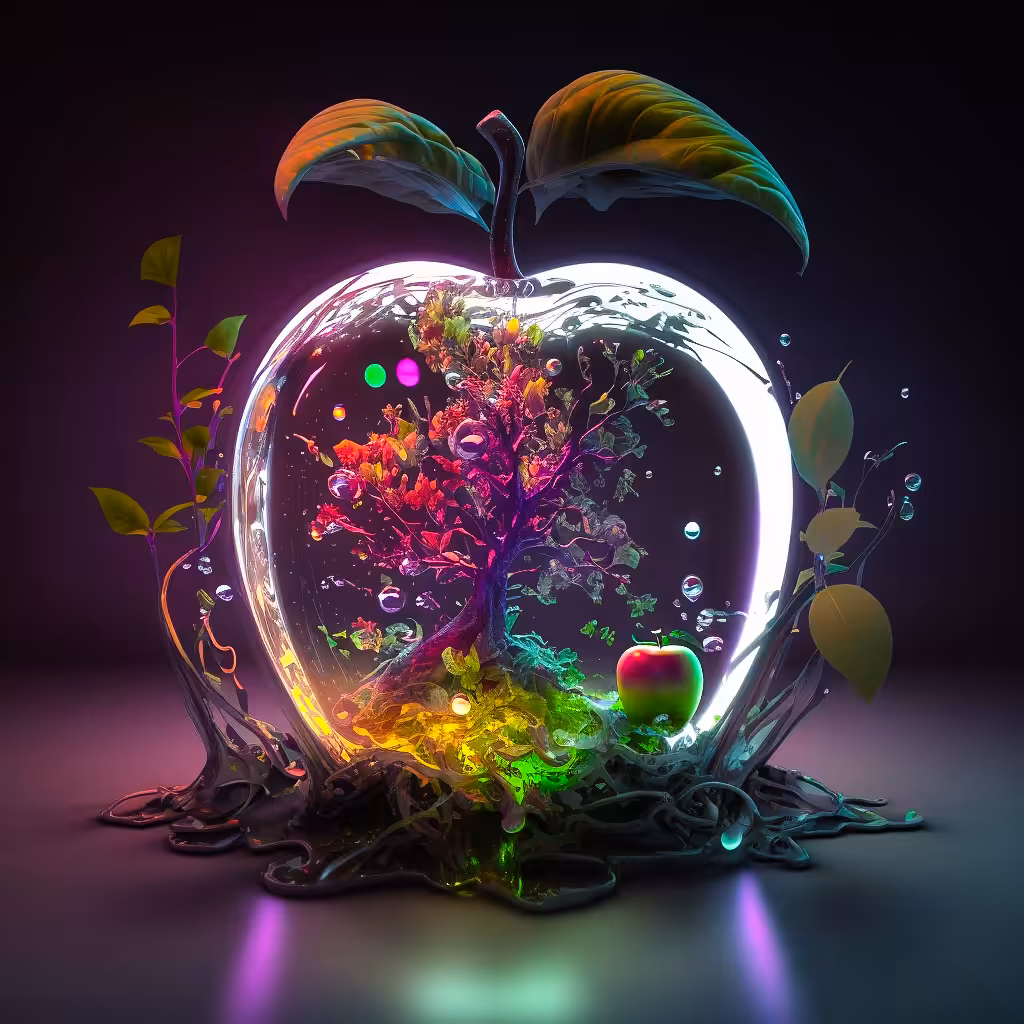 Abstract fun #29 : apple