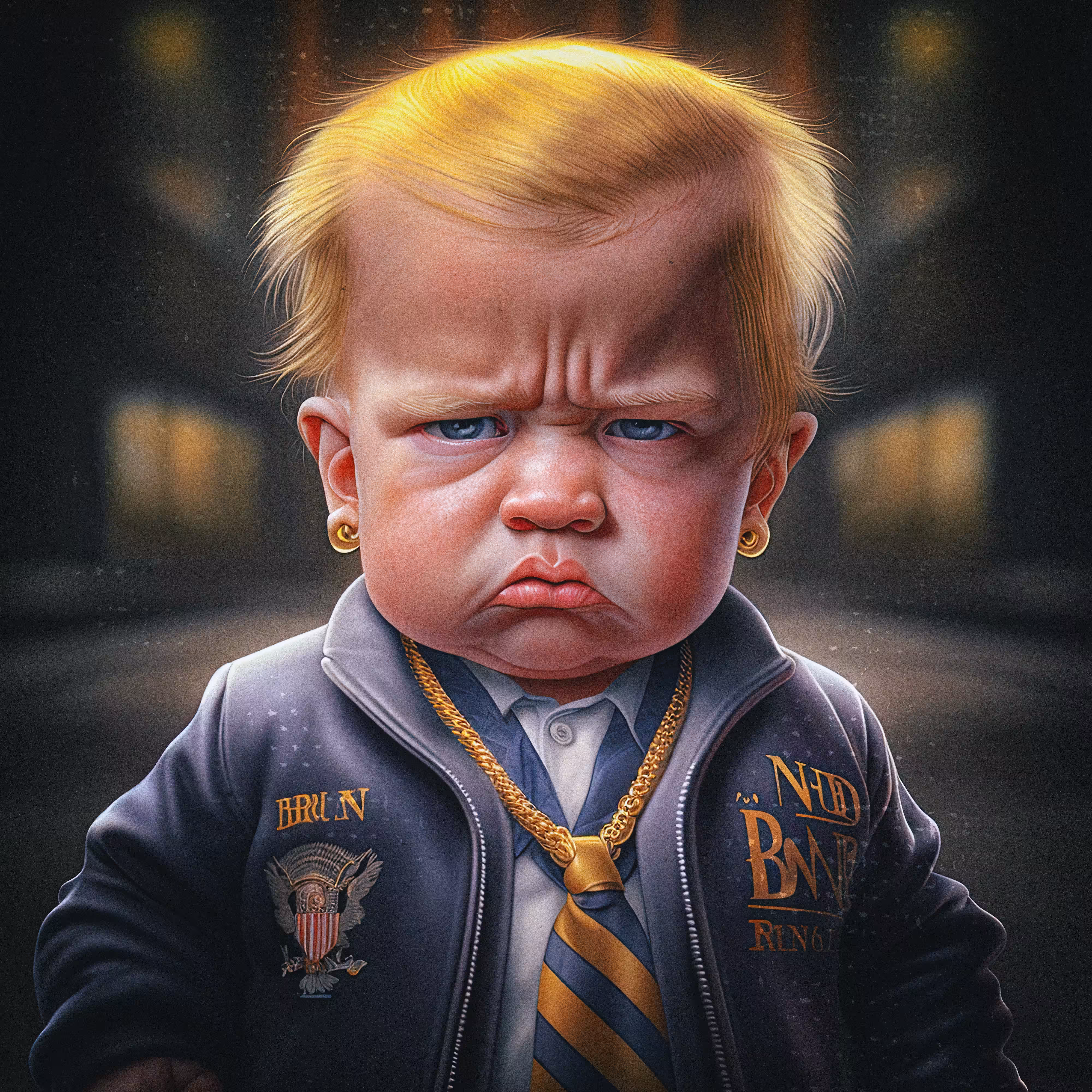 Baby Trump 🔥 HDR AI