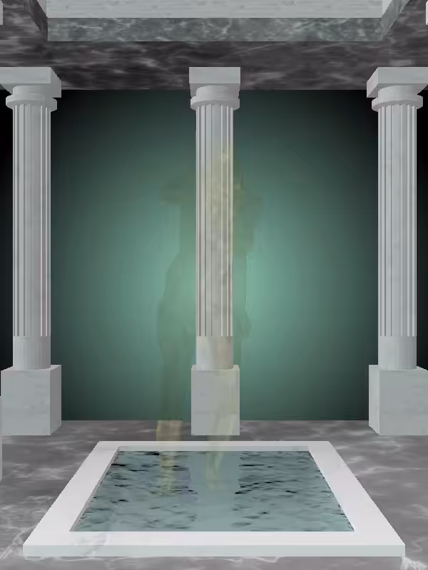 HeavenComputer: The Fading Fragmented Arguing Green-Golden Goblet Woman #6526