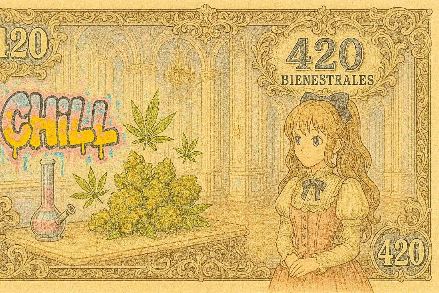 Bienestrales: Mexican Art Money: Bienestrales Mexican Art Money 420 Edition I