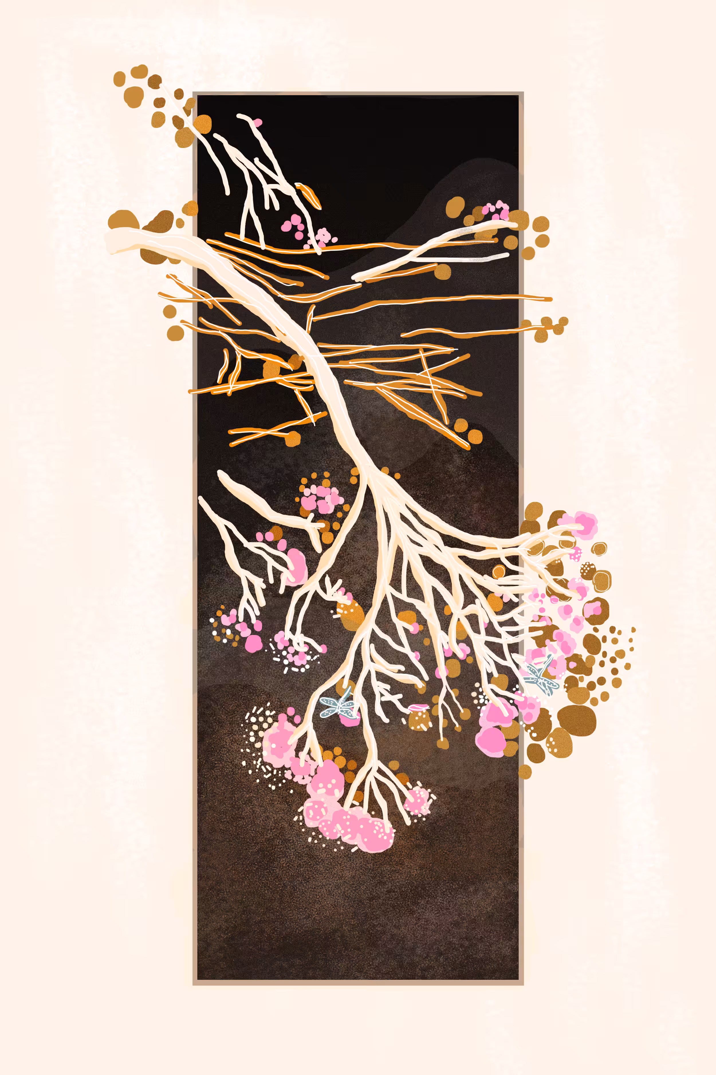 Beautiful falling