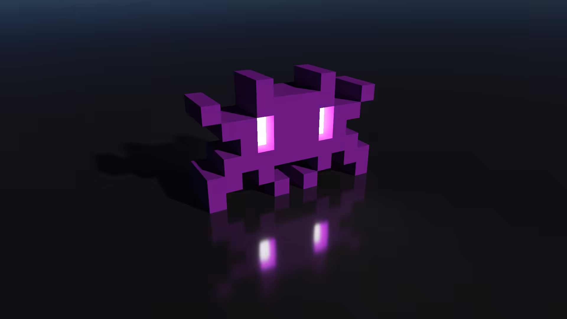 3D retro: Space Invader 11