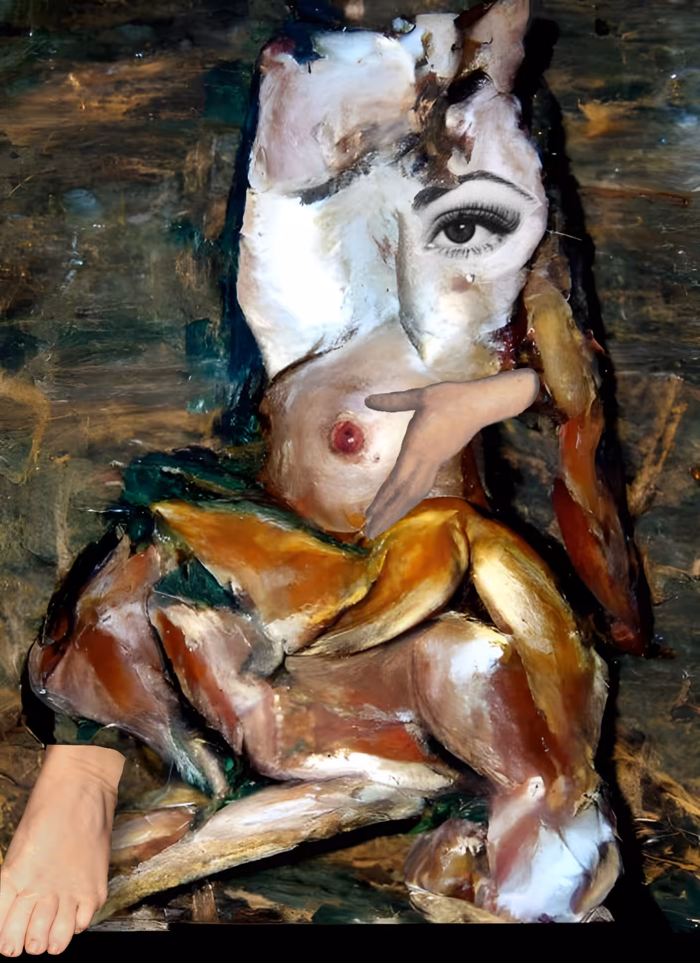 Artist model undressing 1658592214721