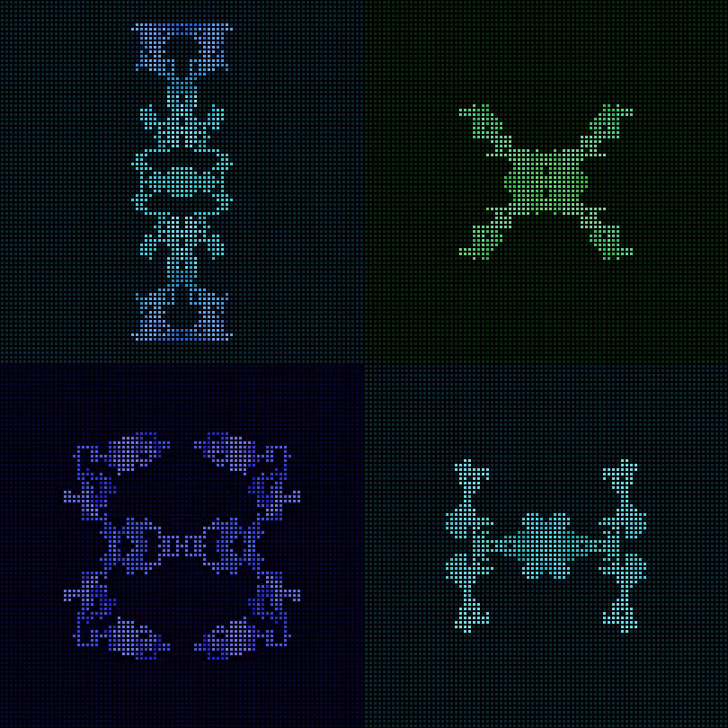 Dither Creatures 2x2 #24