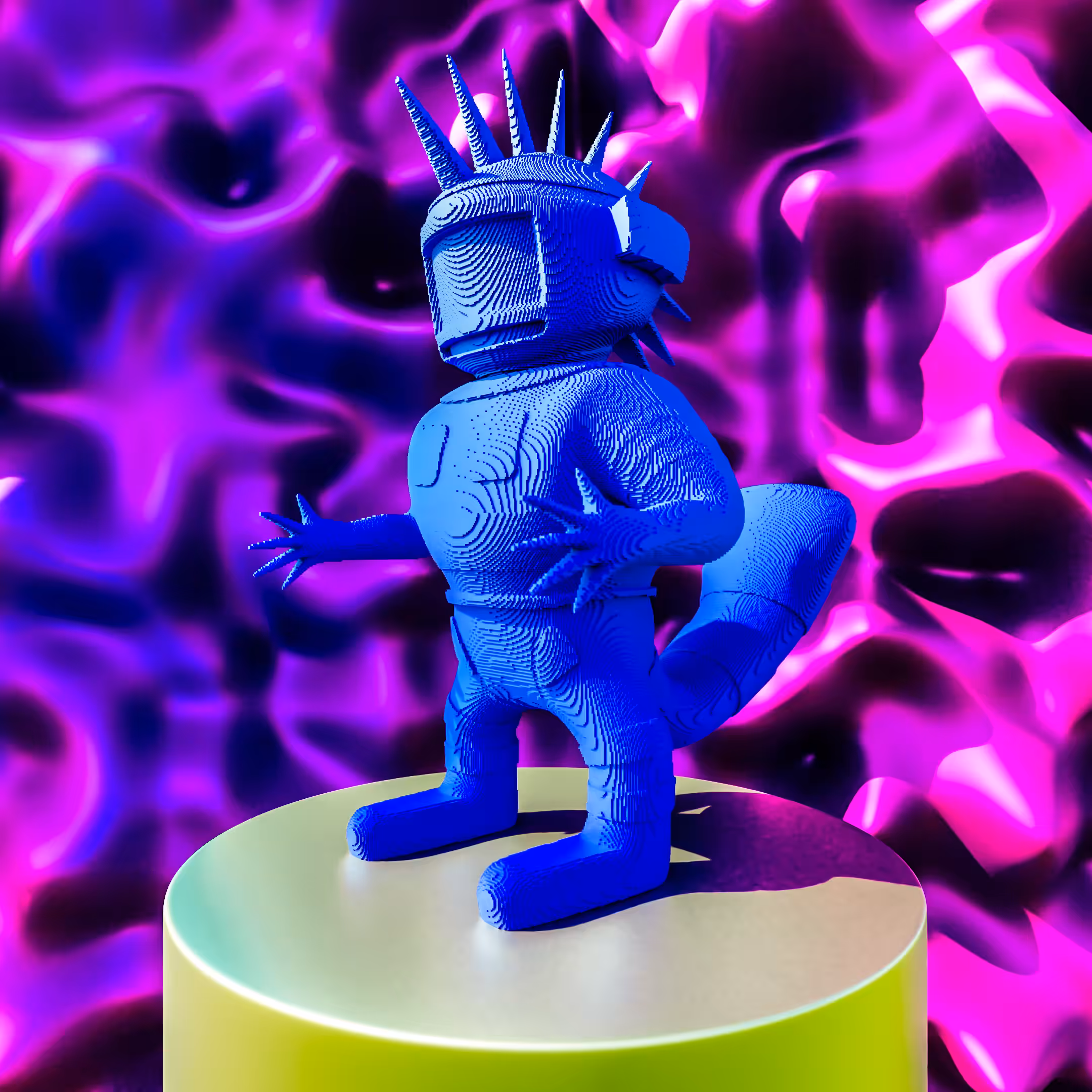 Wiptail Ramone Pixelated Blue