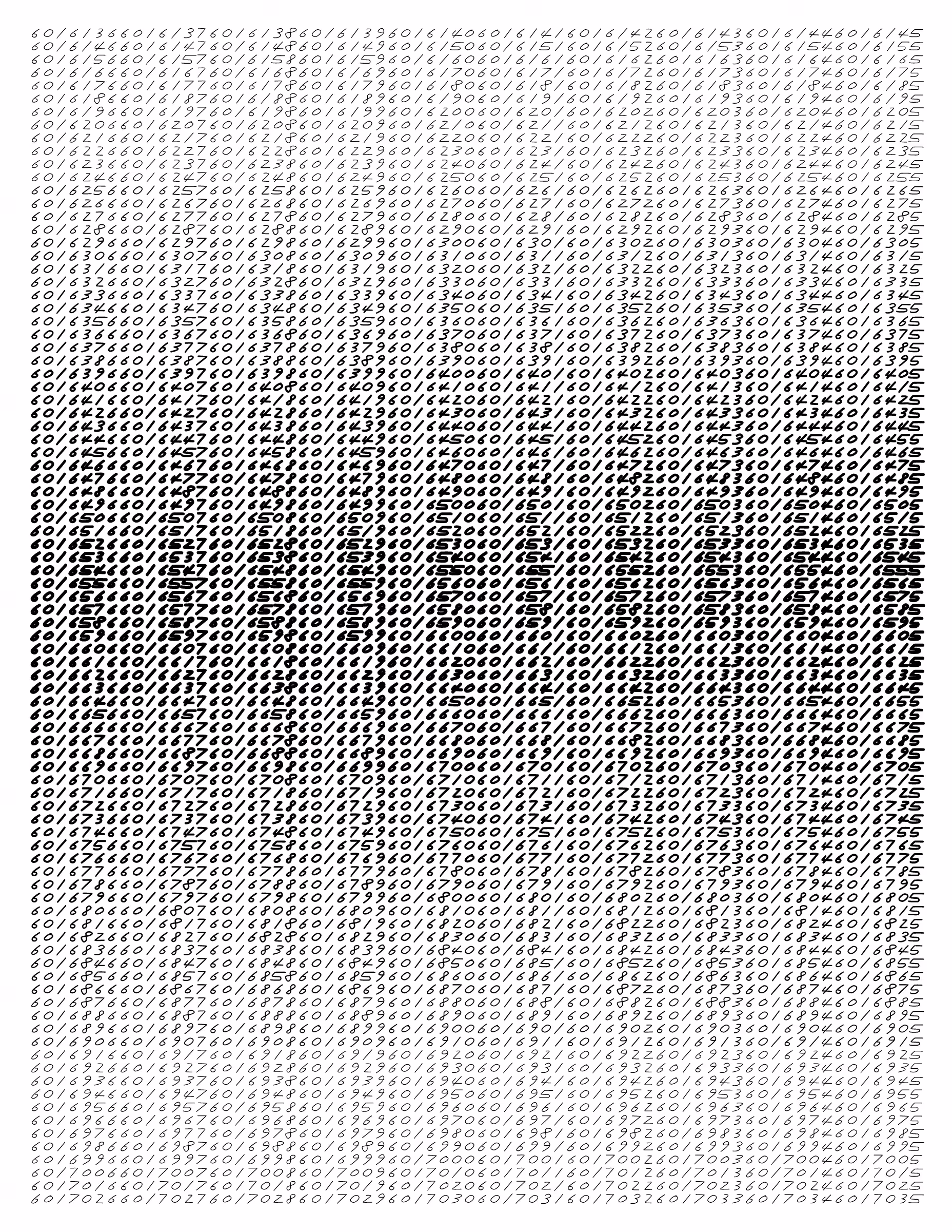 Endless (5,607,250 to Infinity) #1362