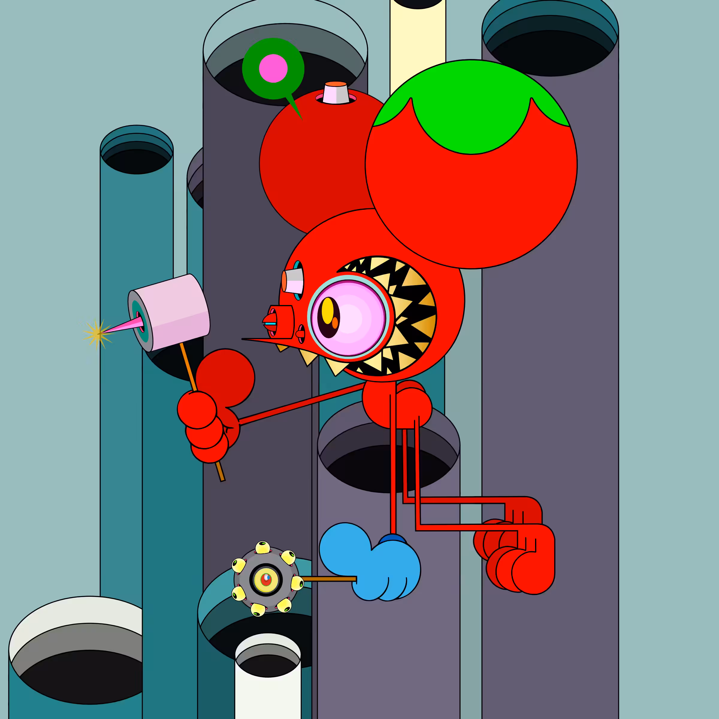 Neogen Space Monkeys #123