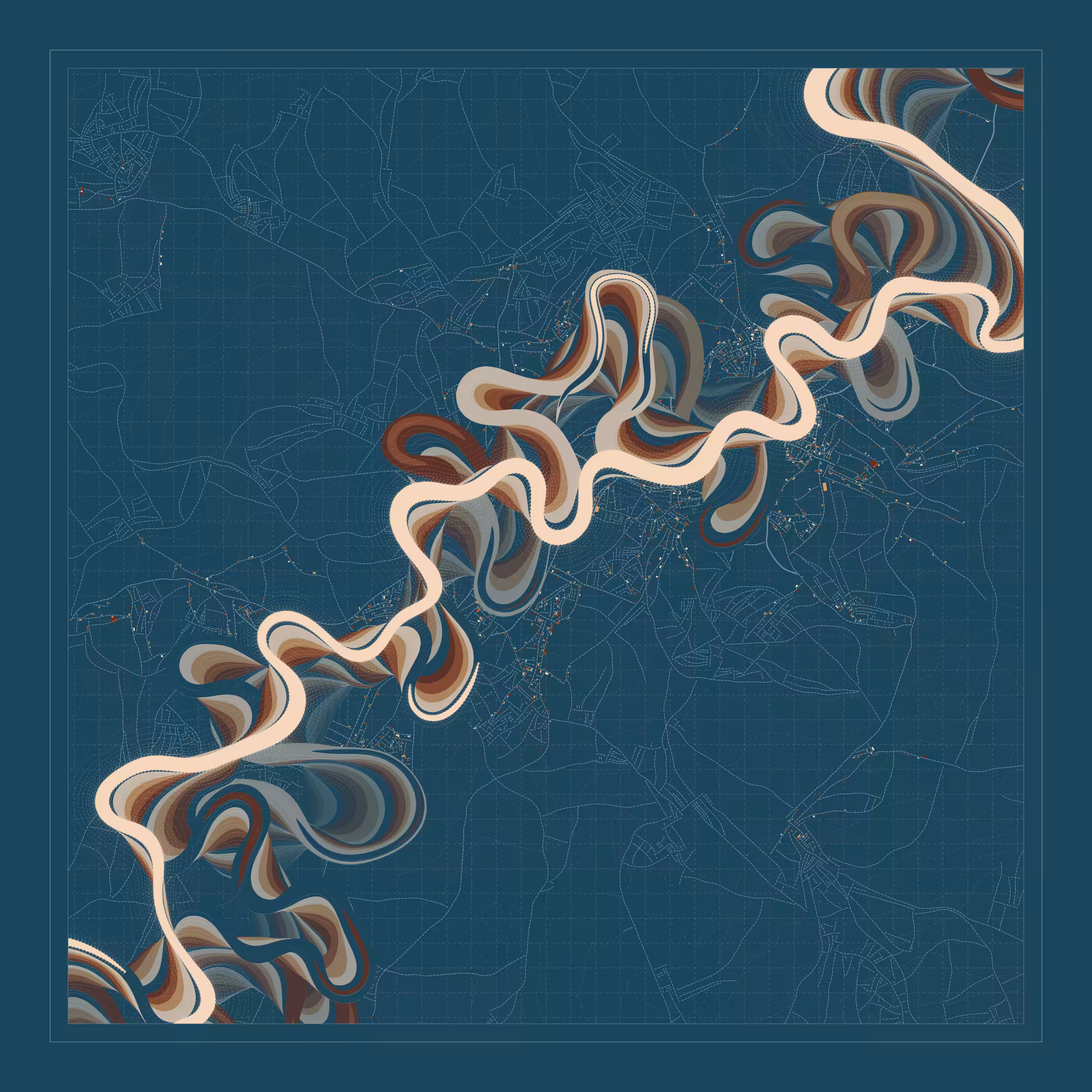 Ancient Courses of Fictional Rivers #435