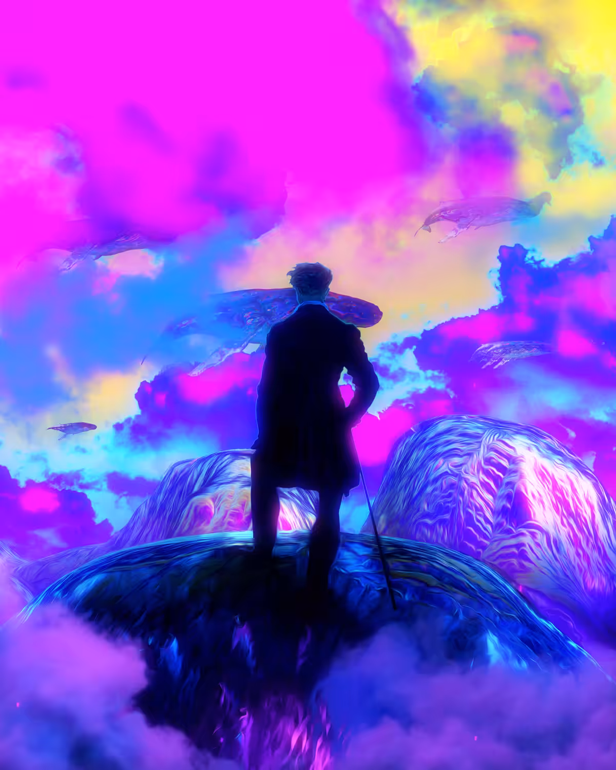 Wanderer above the Sea of Whales
