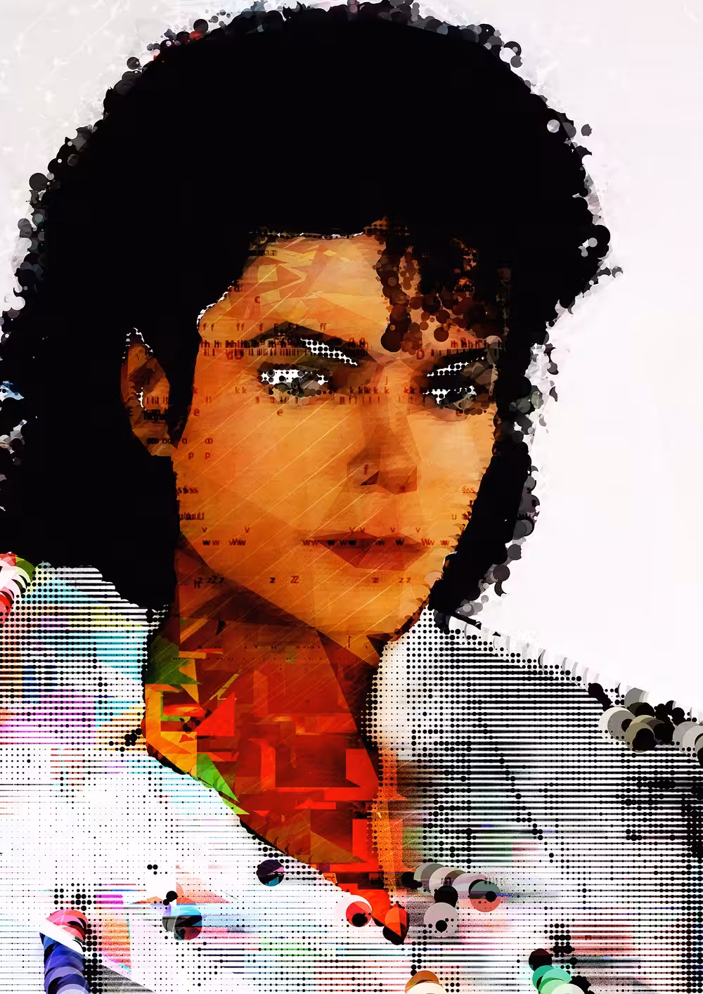 Young Michael Jackson Portrait