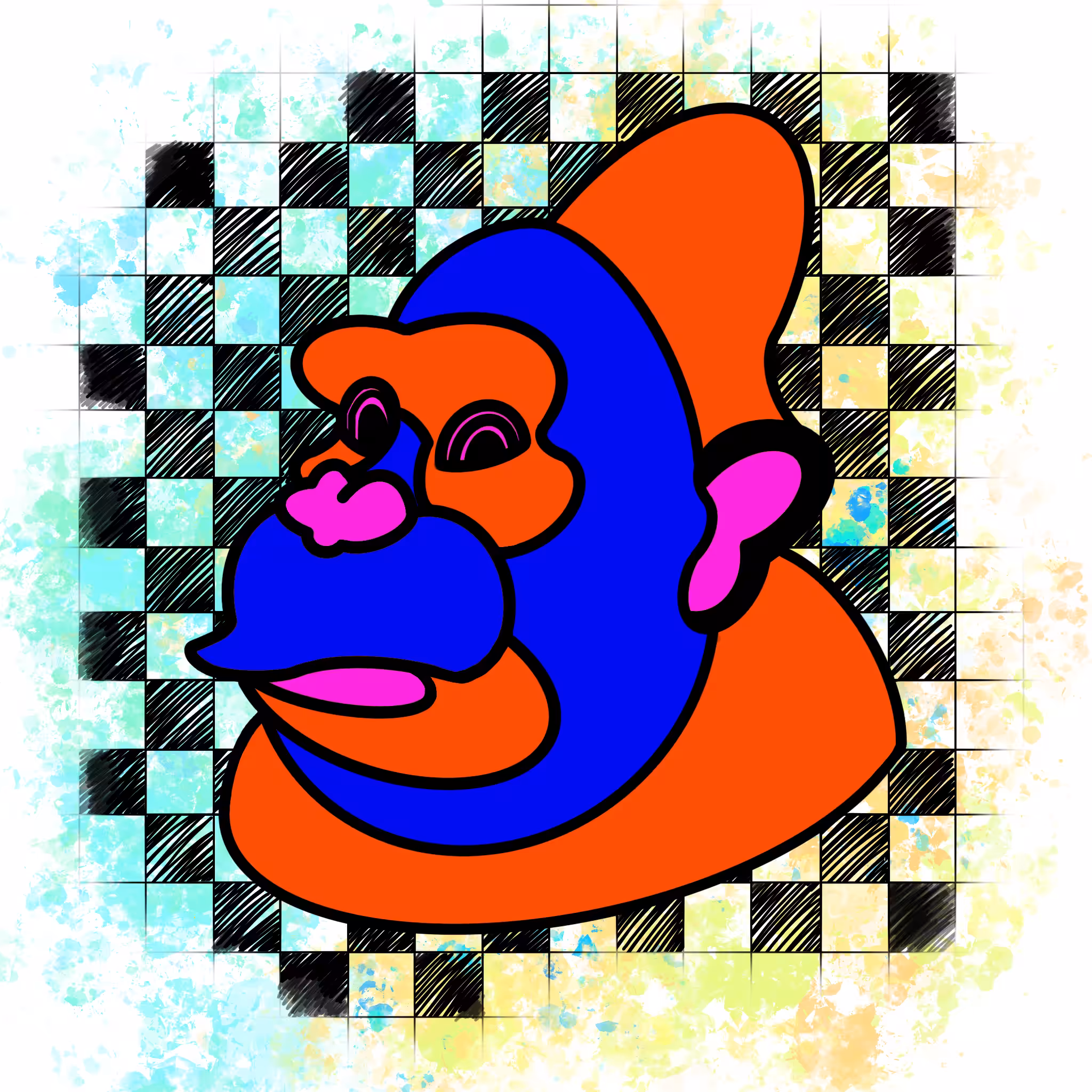 checker cartoon #3