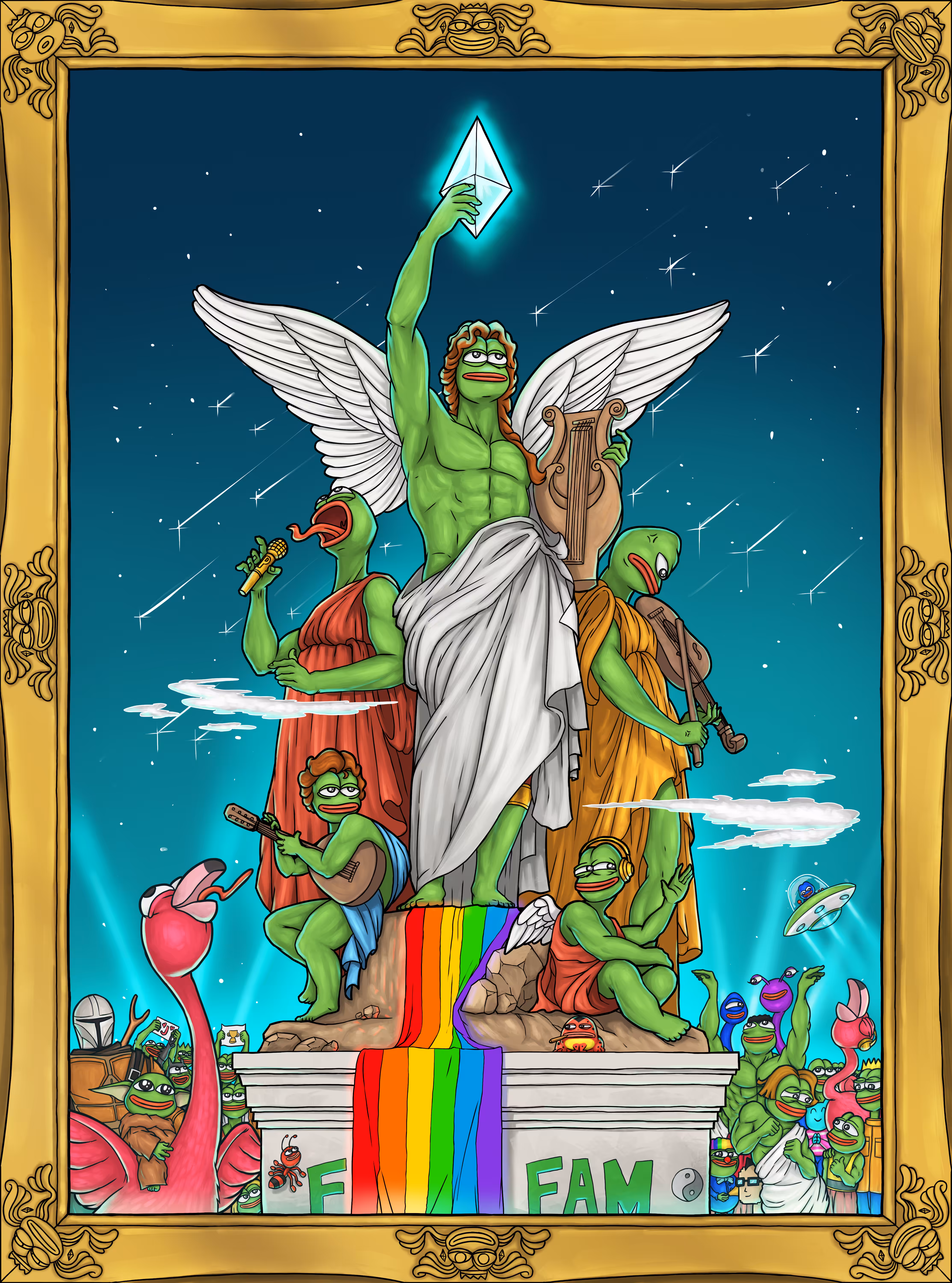 PEPE ROCK SENDS LOVE. 