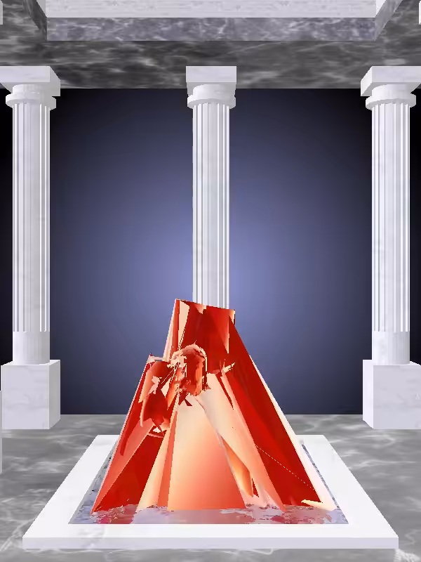 The Dancing Fiery Red Woman #1824