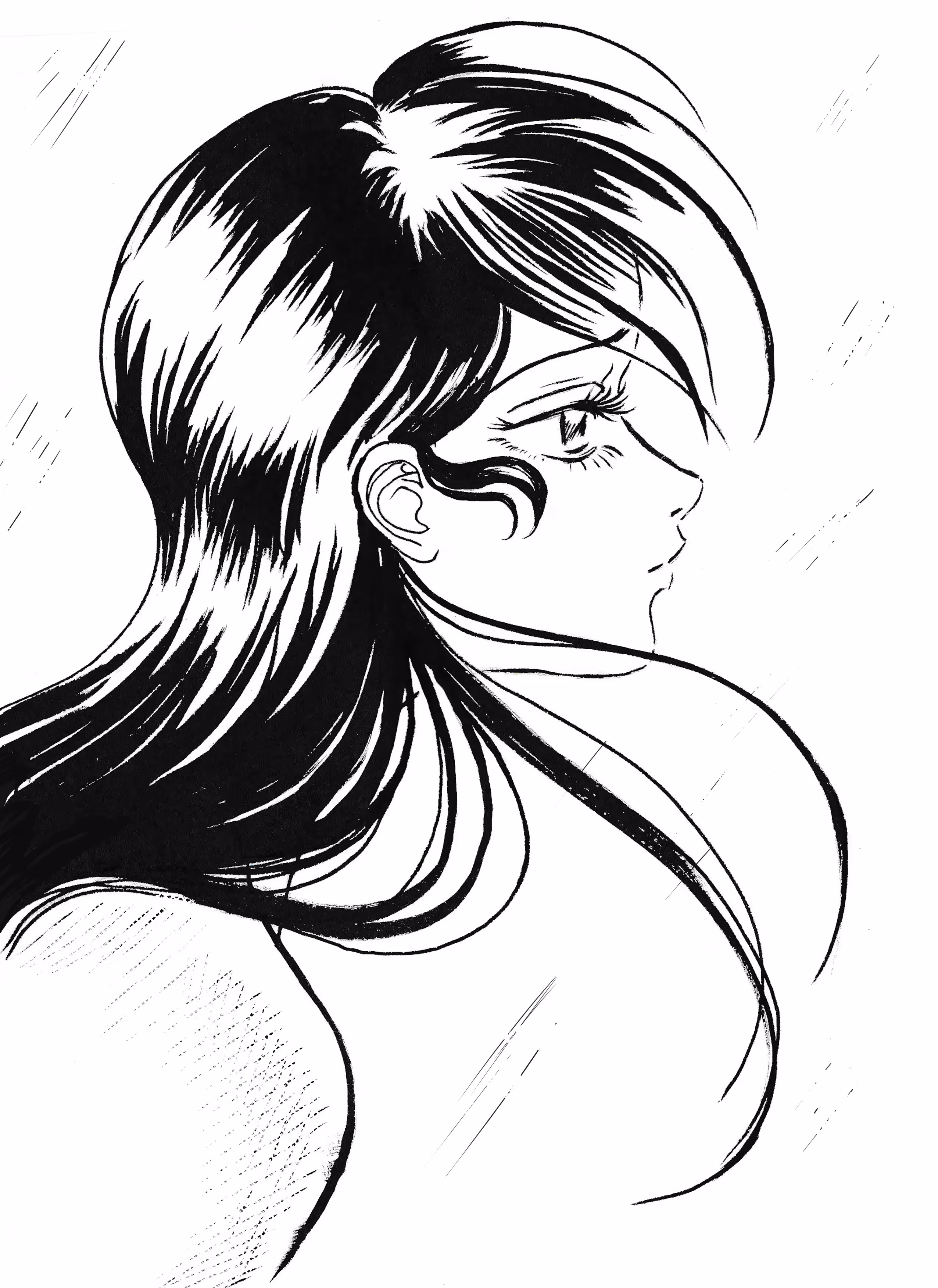 INK SKETCH 6 - Rainy Day