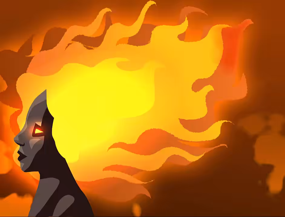 vectorArt: the flame