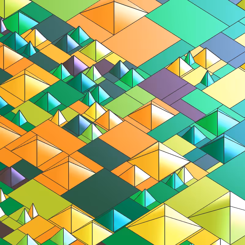 Geometric city #37
