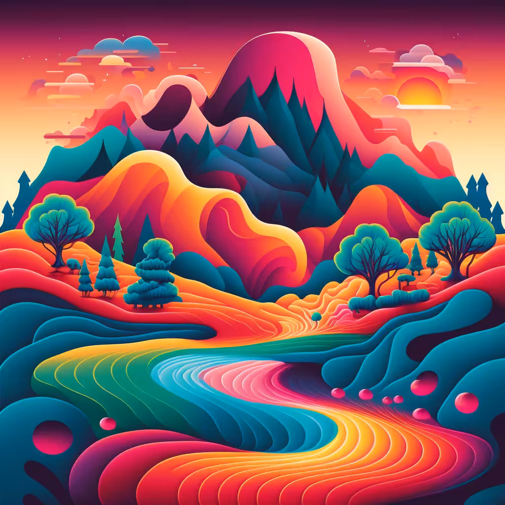 Psychedelic Landscape #51